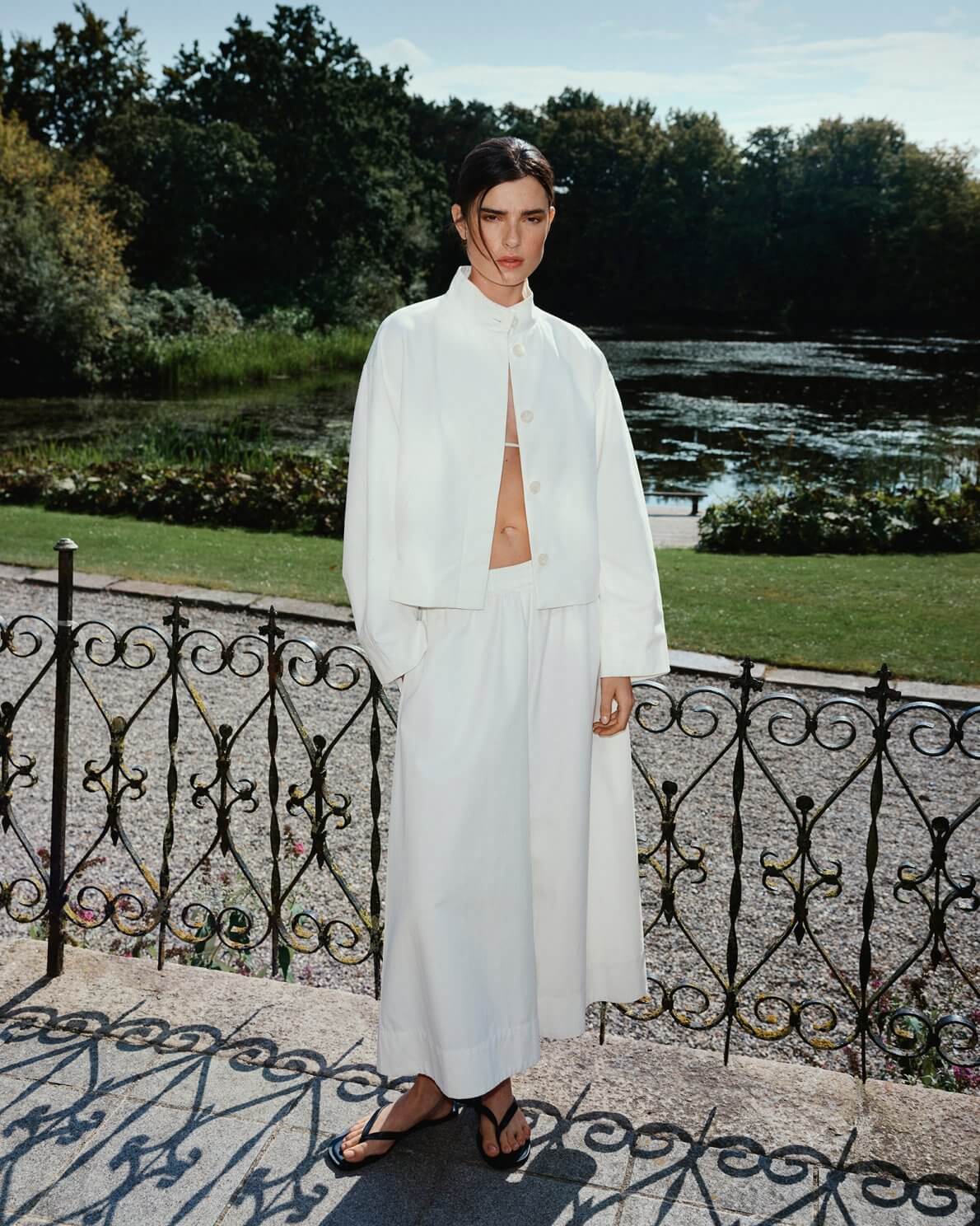 MSCHJosilyn HW Skirt Pants - Egret