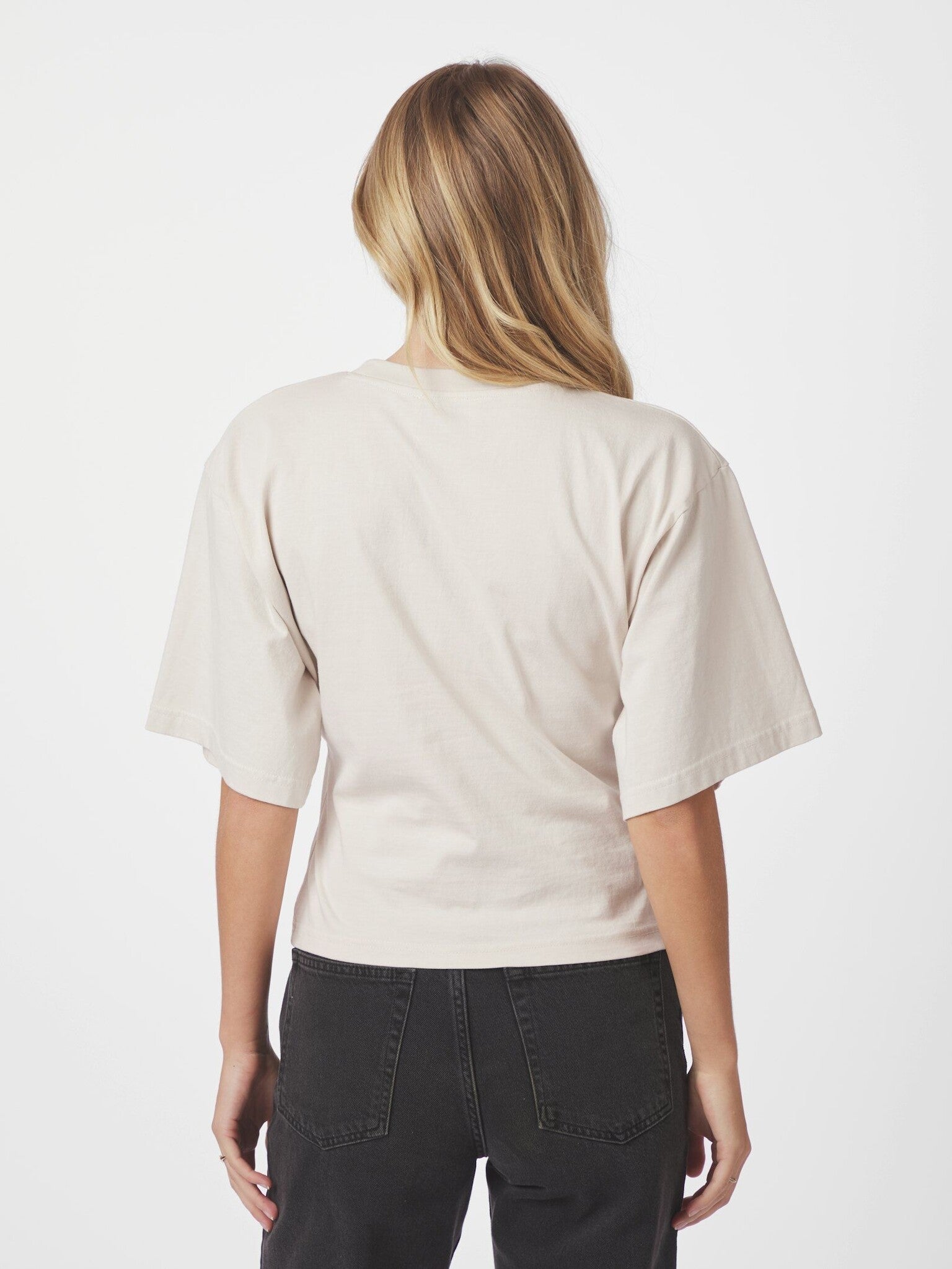 Asha Boxy Tee - Ivory
