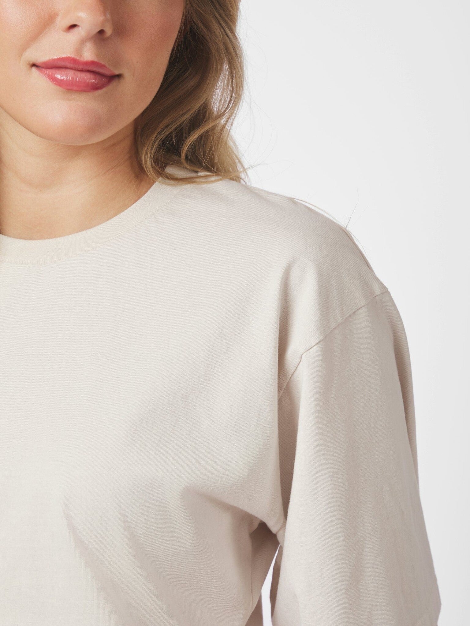 Asha Boxy Tee - Ivory