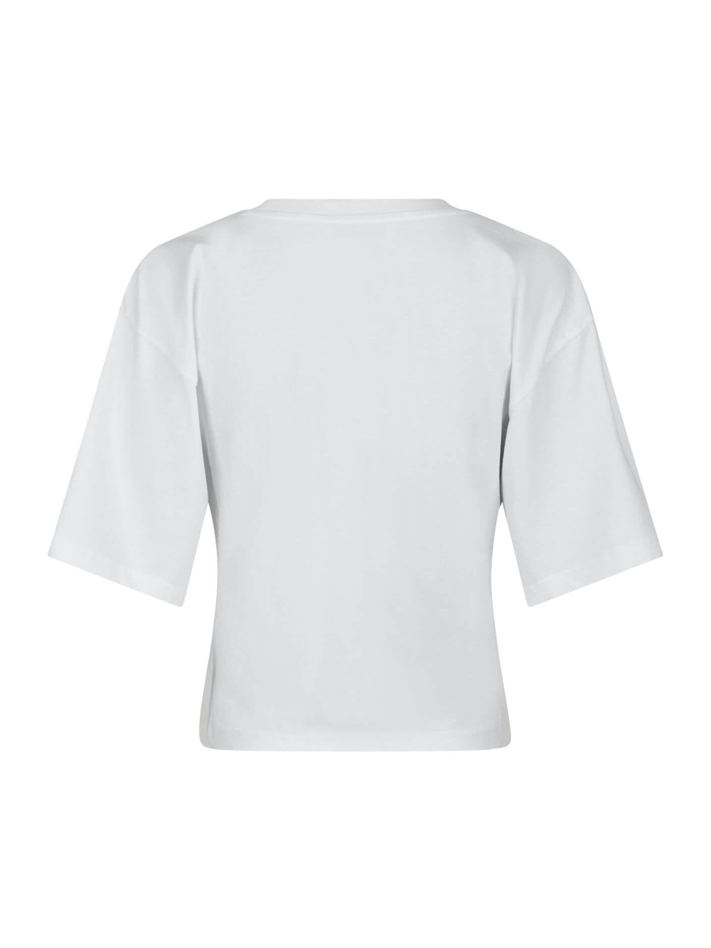 Asha Boxy Tee - White