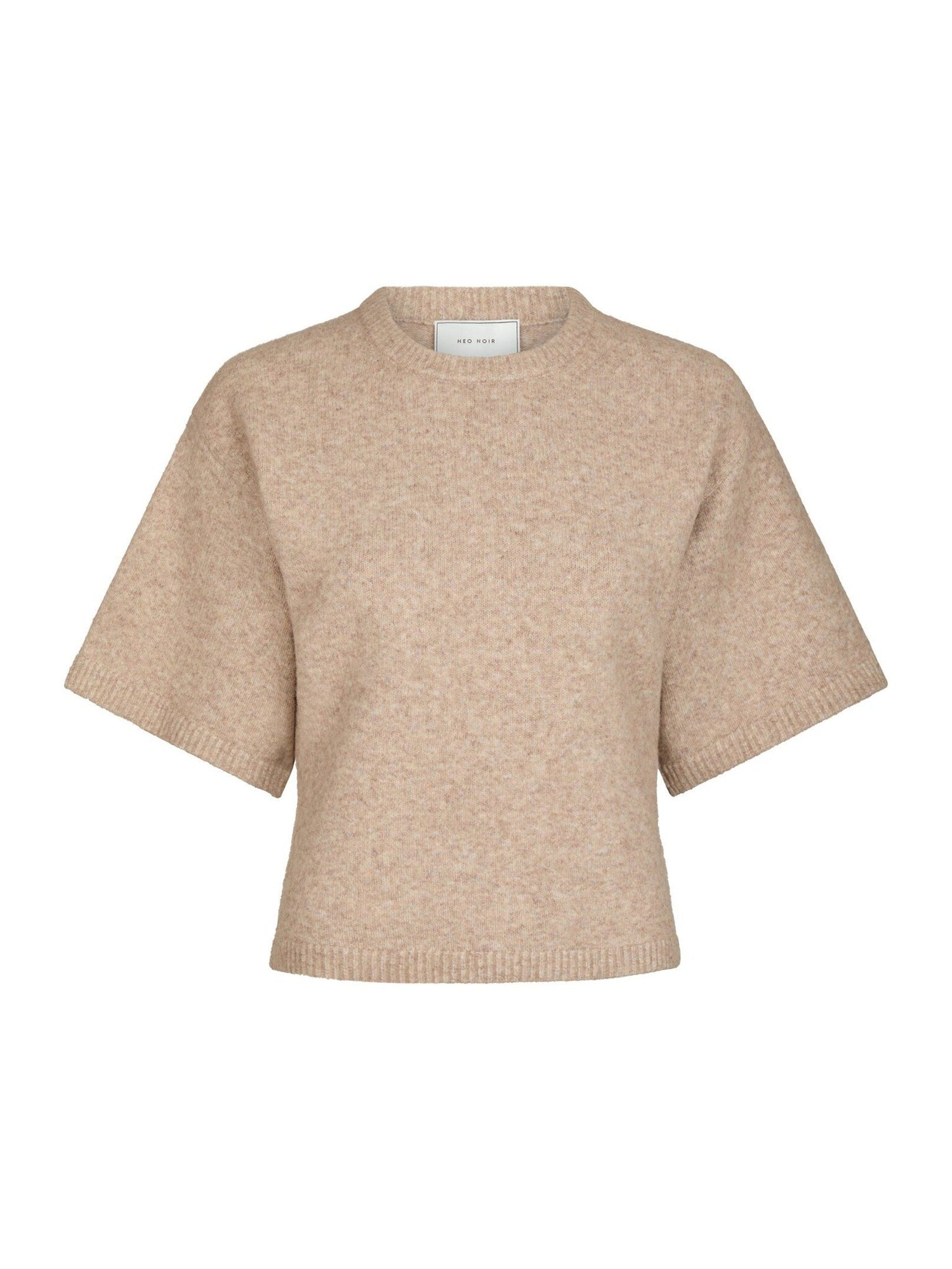 Asha Knit Tee - Sand Melange