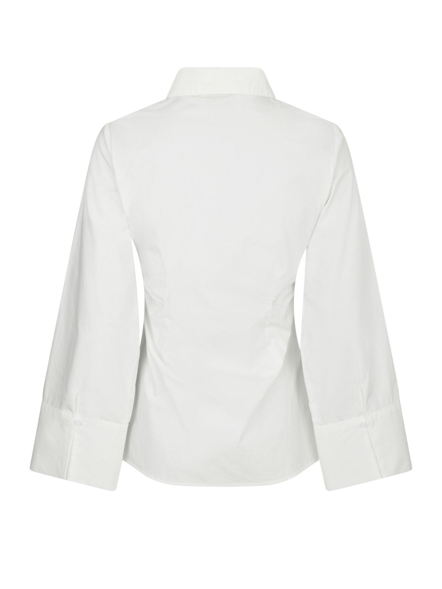 Caroli Poplin Shirt - White