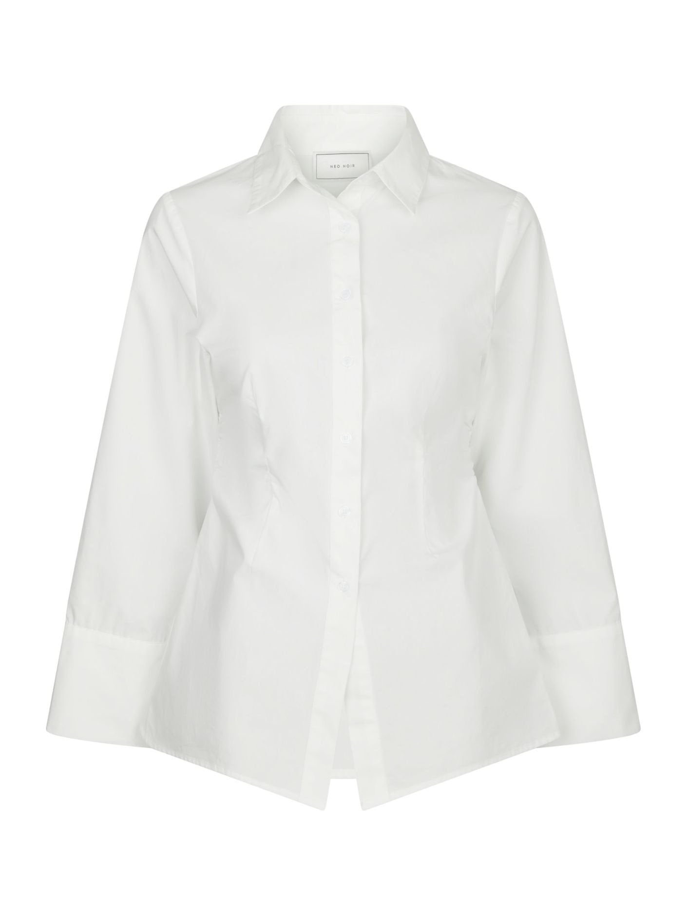 Caroli Poplin Shirt - White