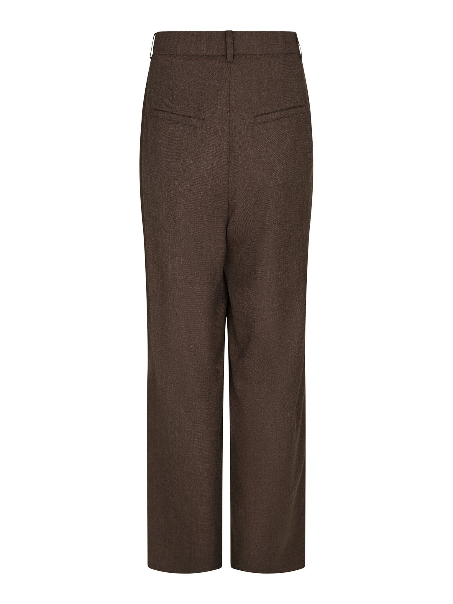 Emmet Melange Pants - Brown Melange