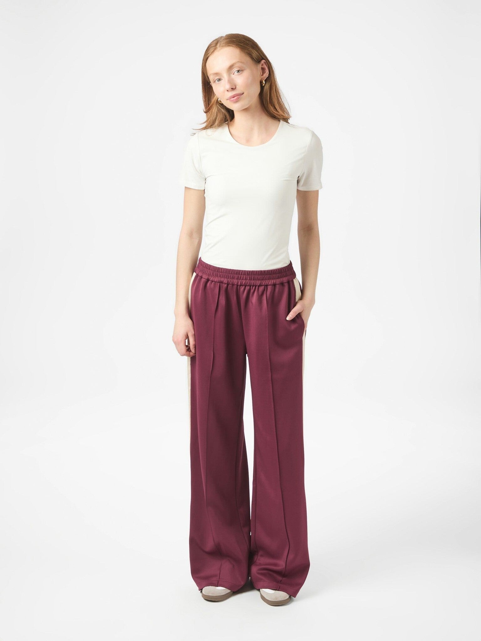 Puggy track suit pants - Burgundy
