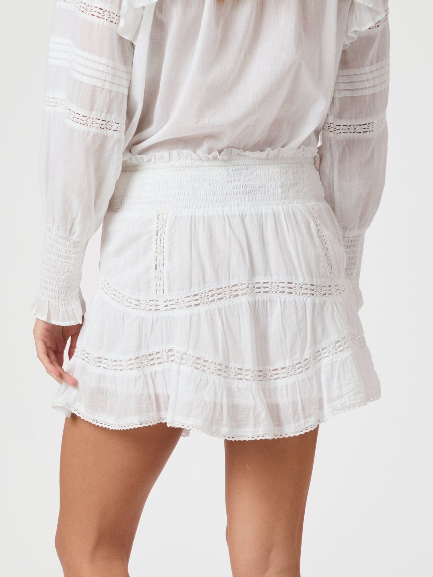 Robby S Voile Skirt - White