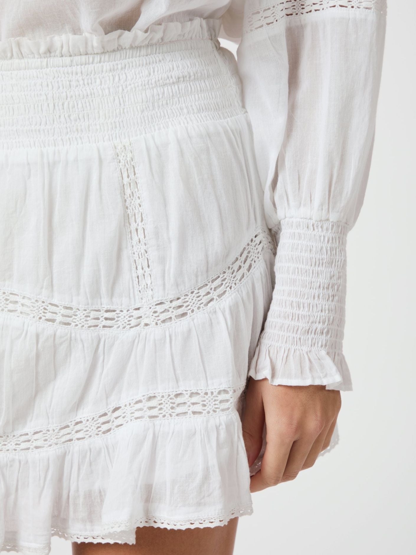 Robby S Voile Skirt - White