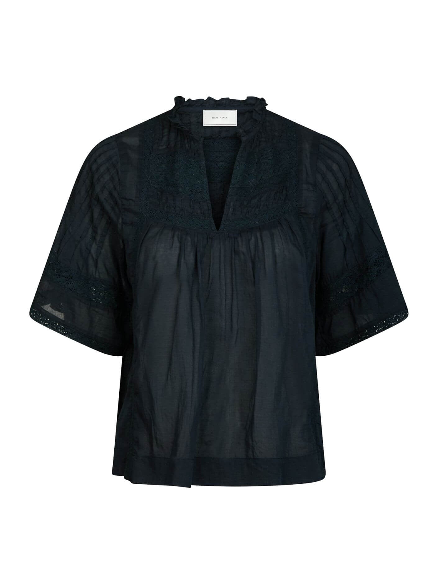 Siama S Voile Blouse - Black