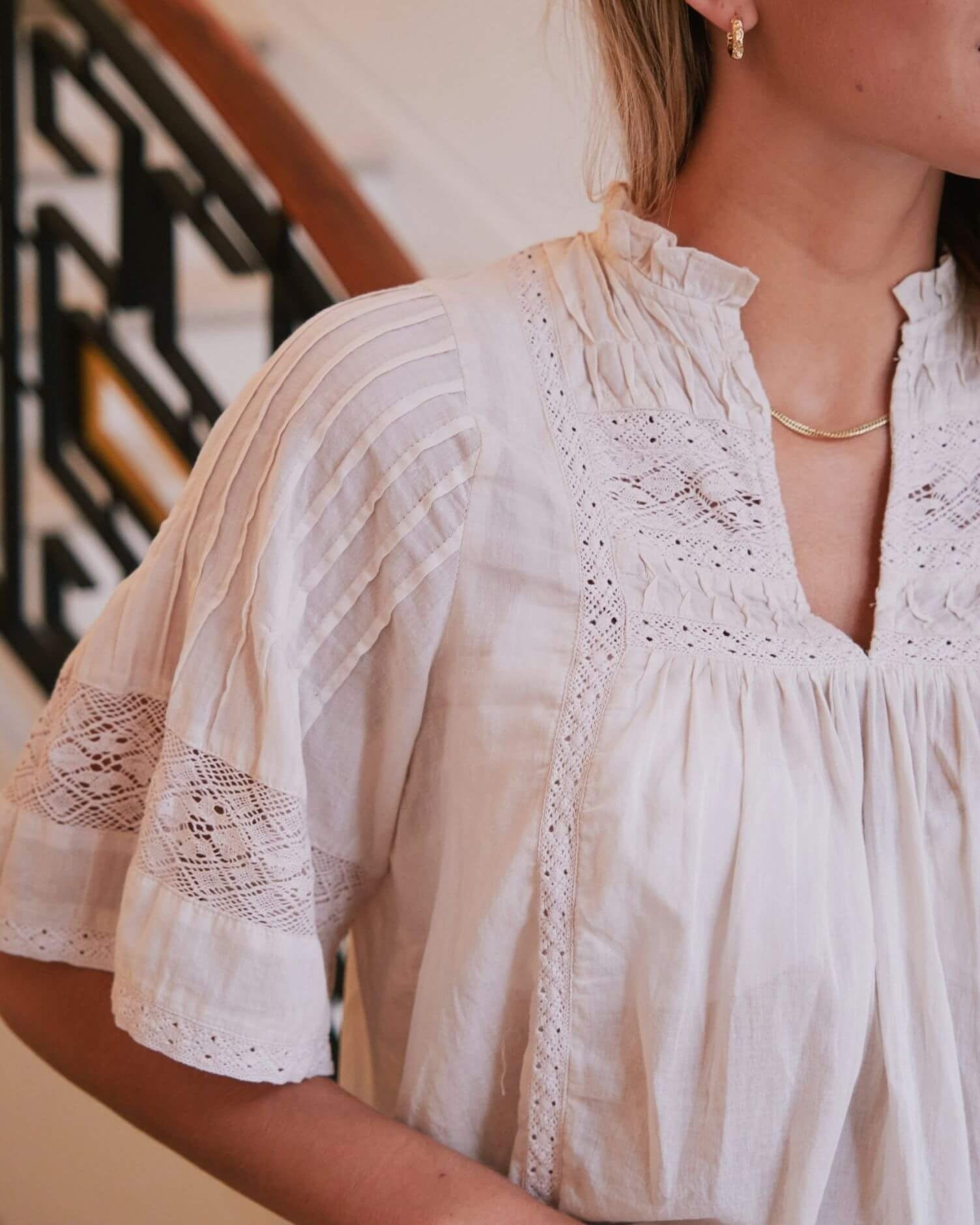 Siama S Voile Blouse - Ivory