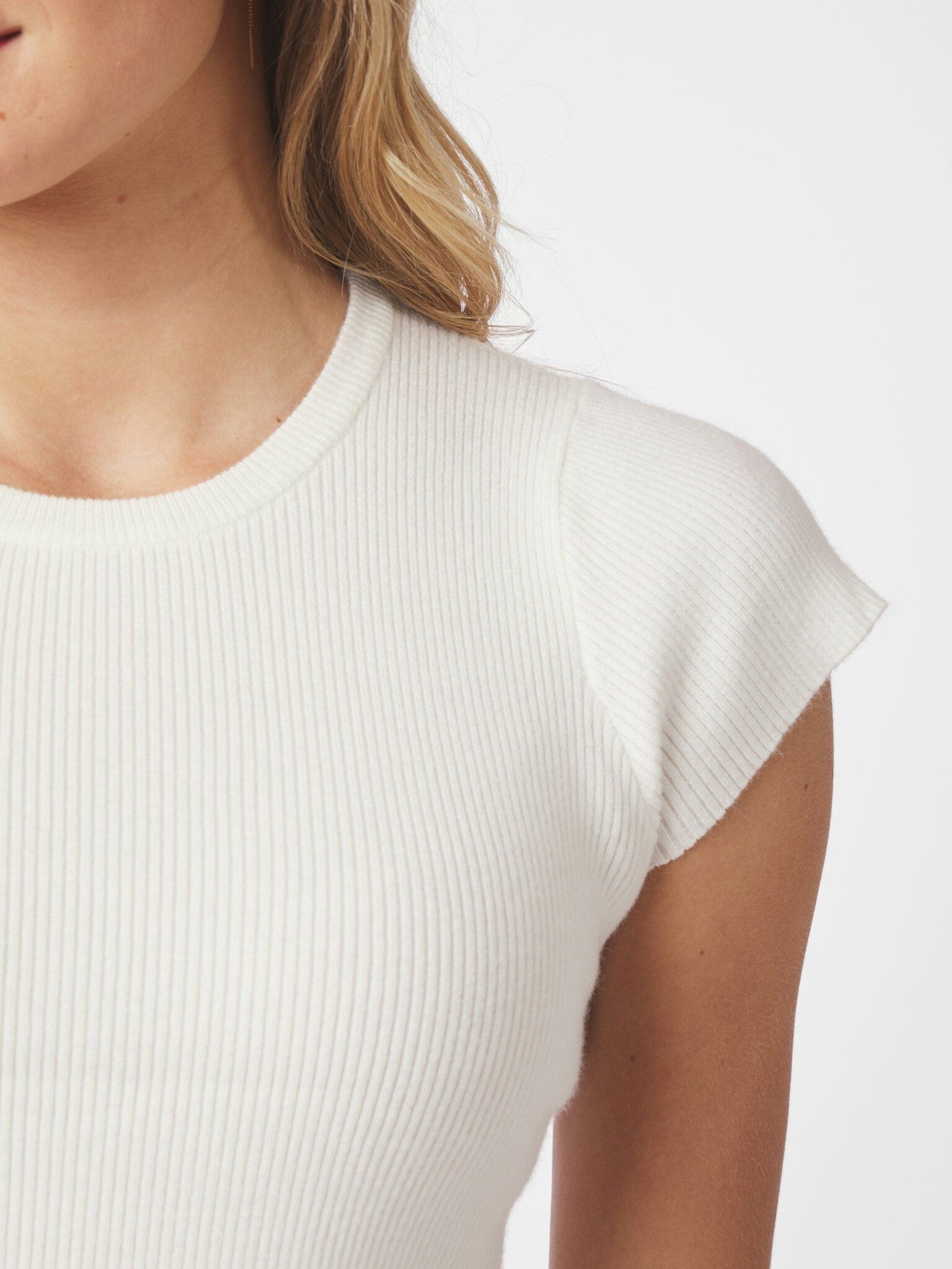 Tirra Knit Tee - Off White