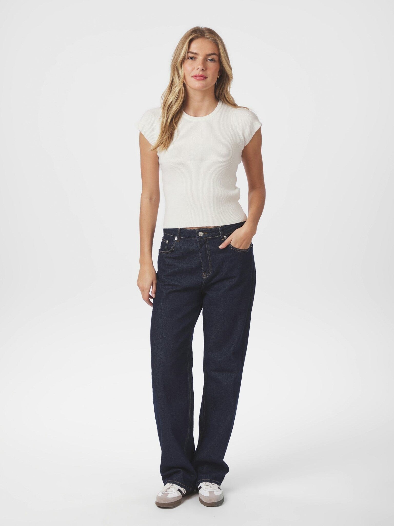 Tirra Knit Tee - Off White