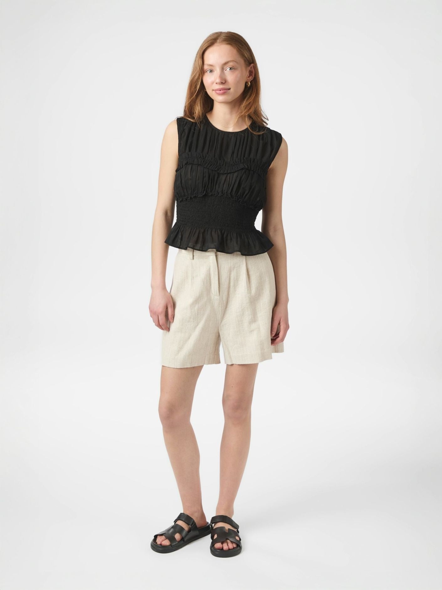 Trill S Voile Top - Black