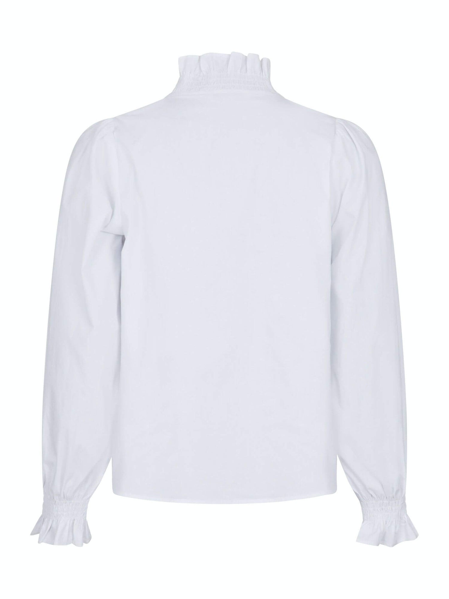 Brielle Solid Shirt White