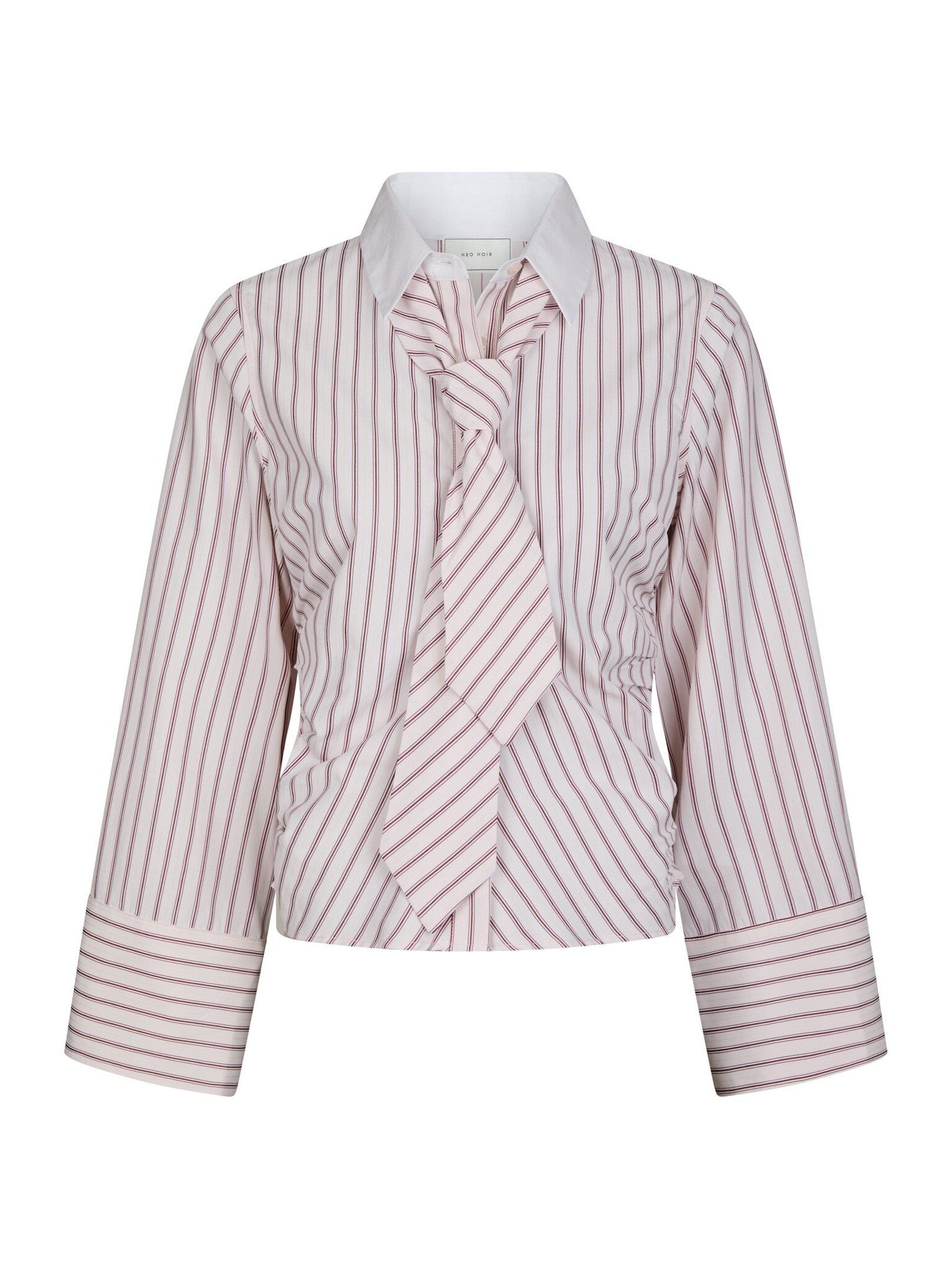 Francesca Stripe Shirt - Rose