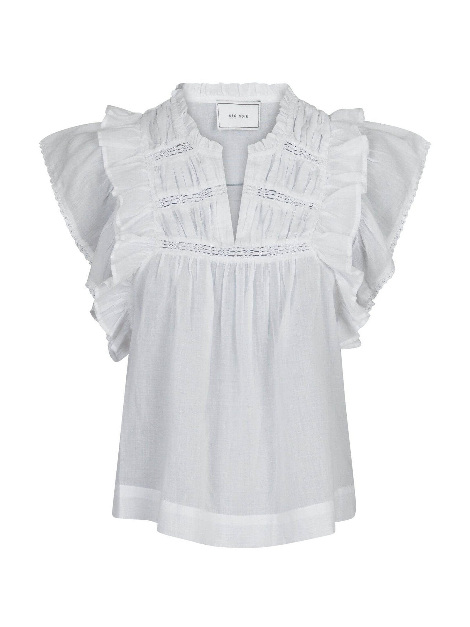Jayla S voile top - White