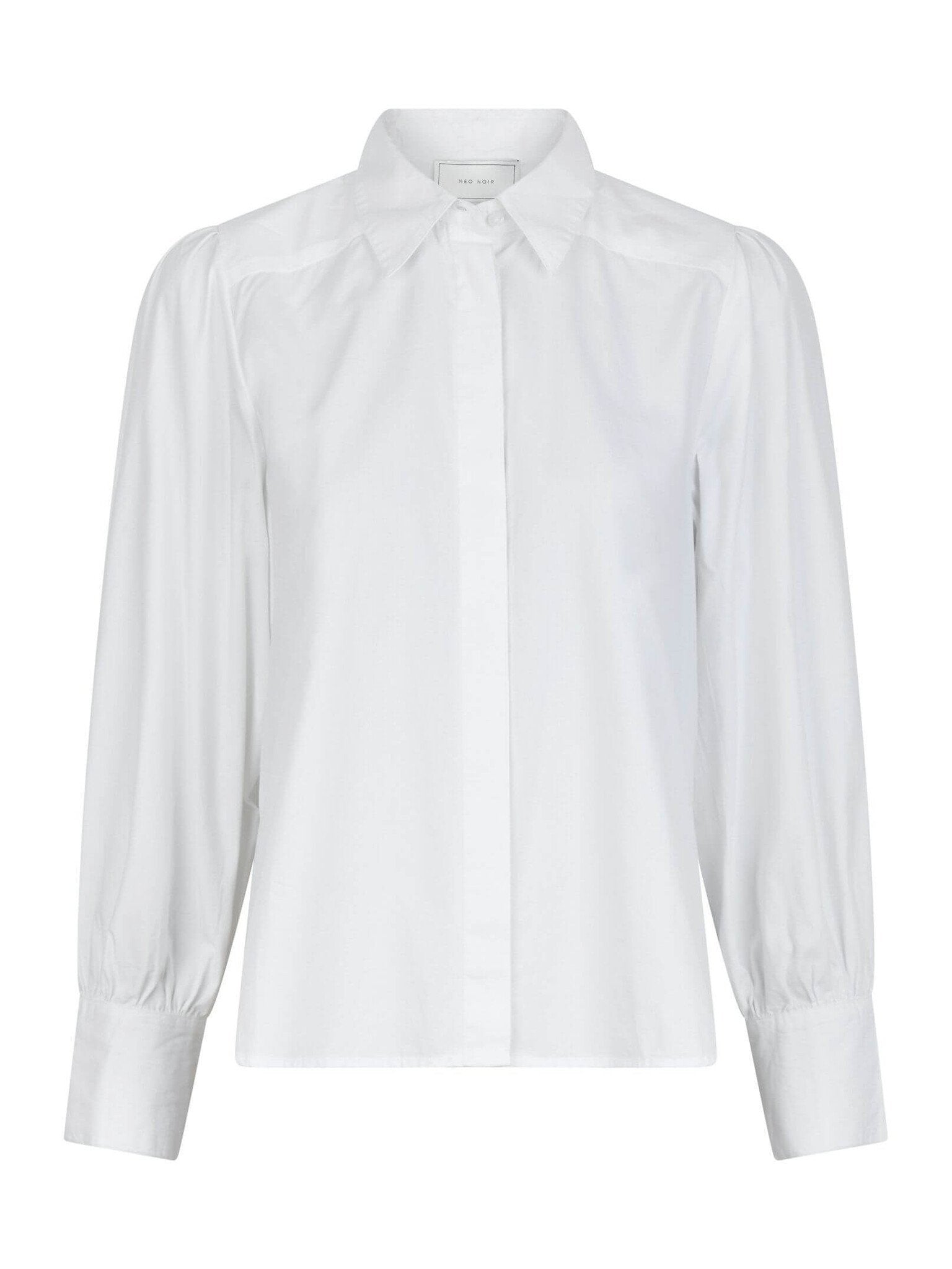 Milda C Poplin Shirt - White