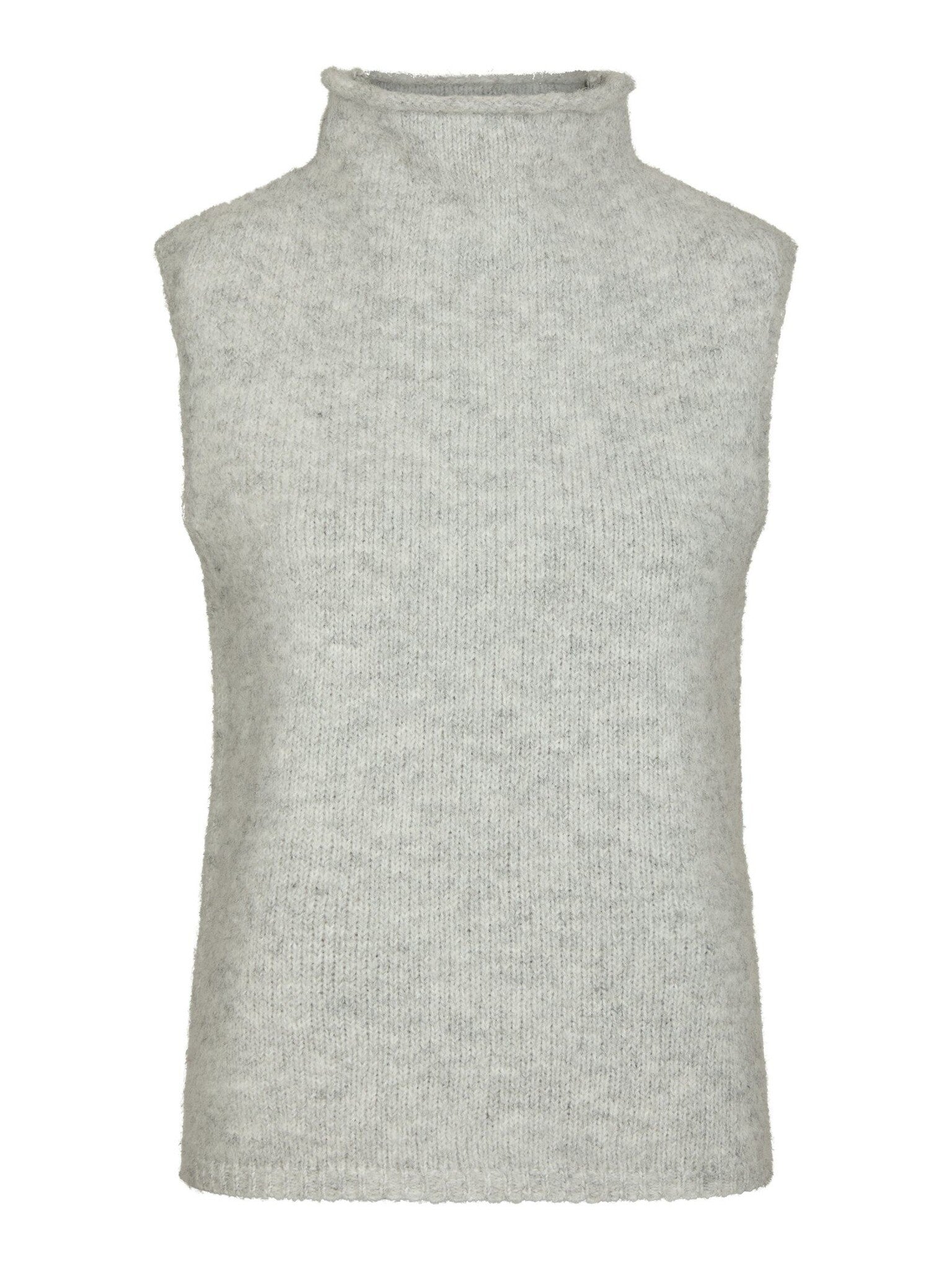 Odelia Knit Top - Light Grey