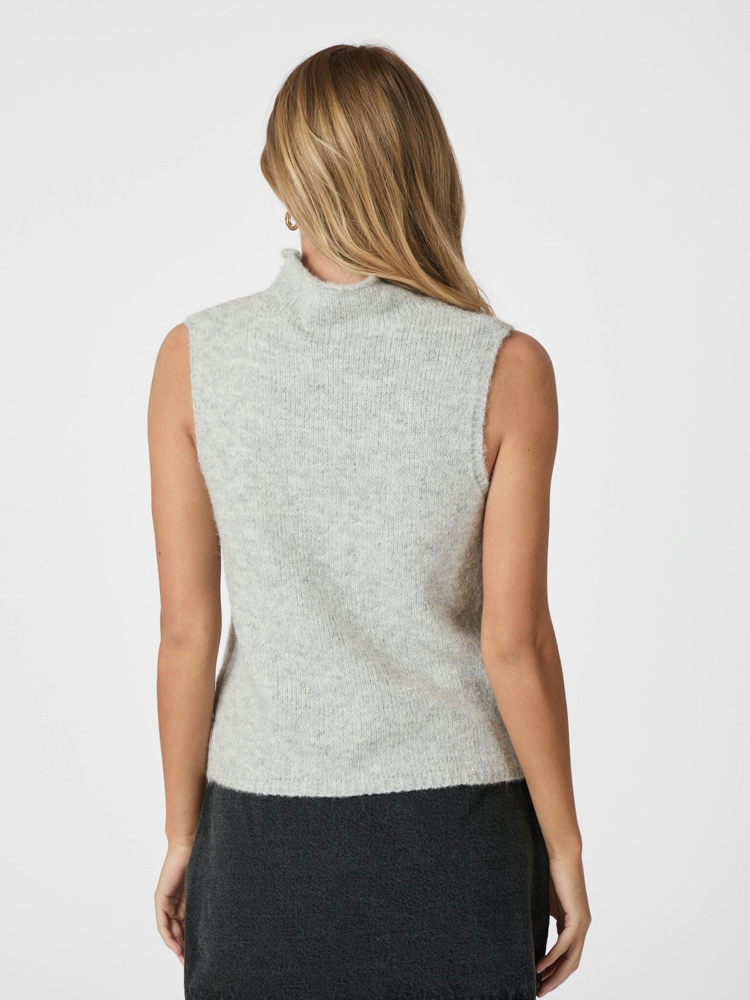 Odelia Knit Top - Light Grey