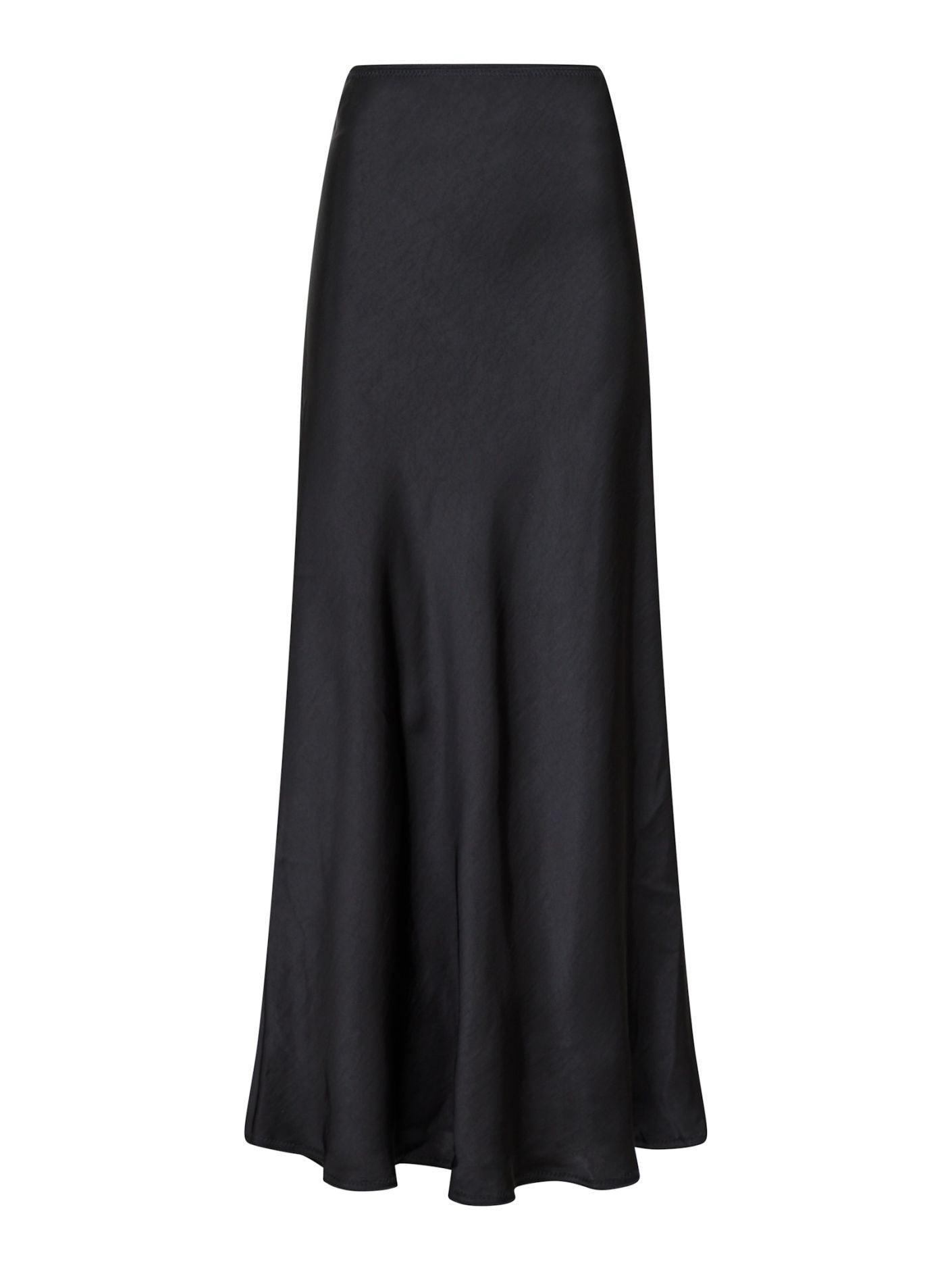 Vicky heavy sateen skirt - Black