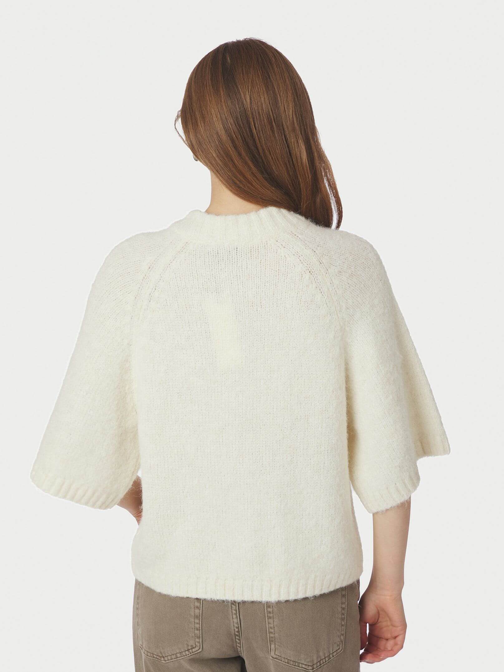 Benuta Fluffy Knit Cardigan - Offwhite
