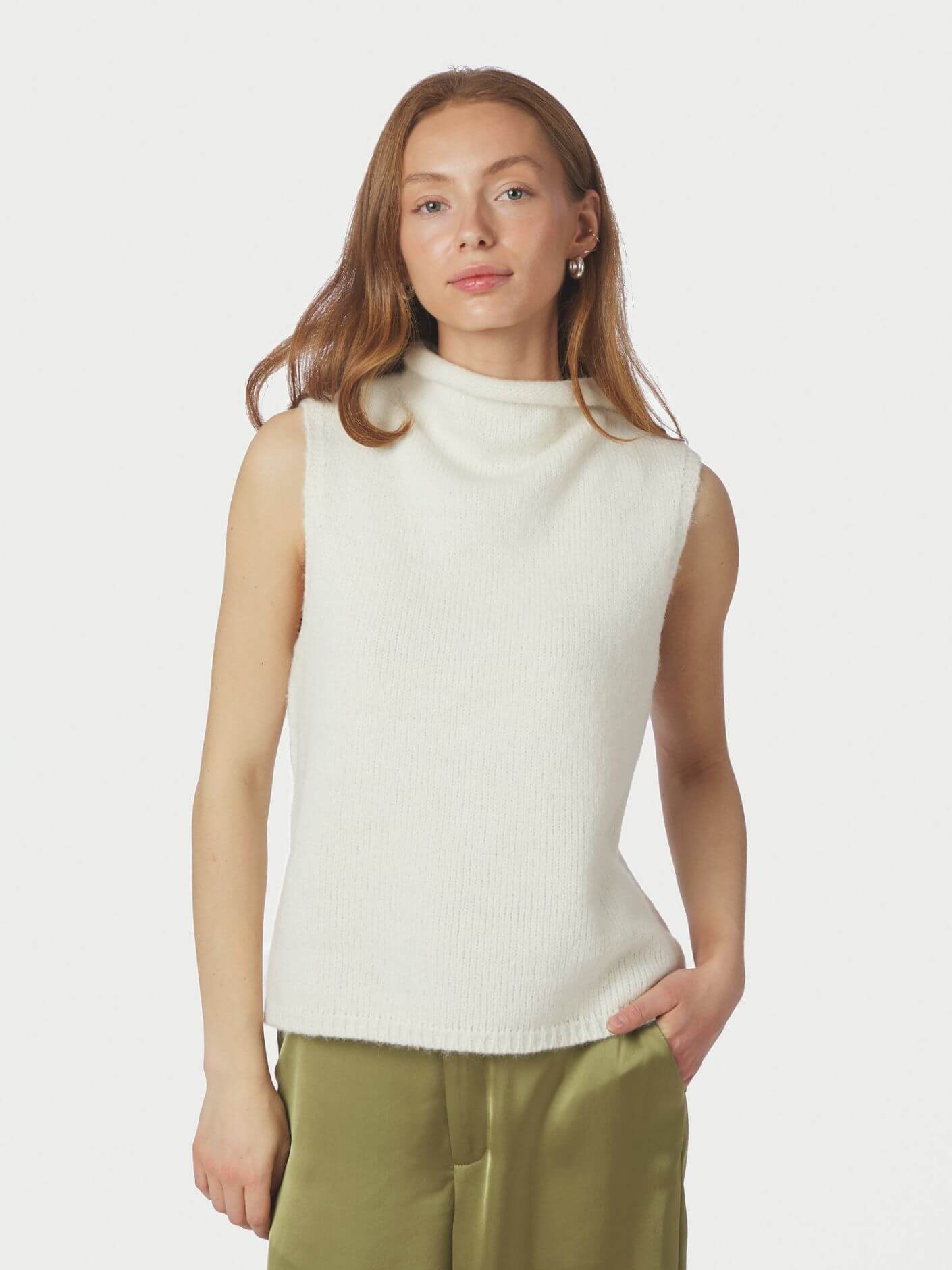 Odelia Knit Top - Off white