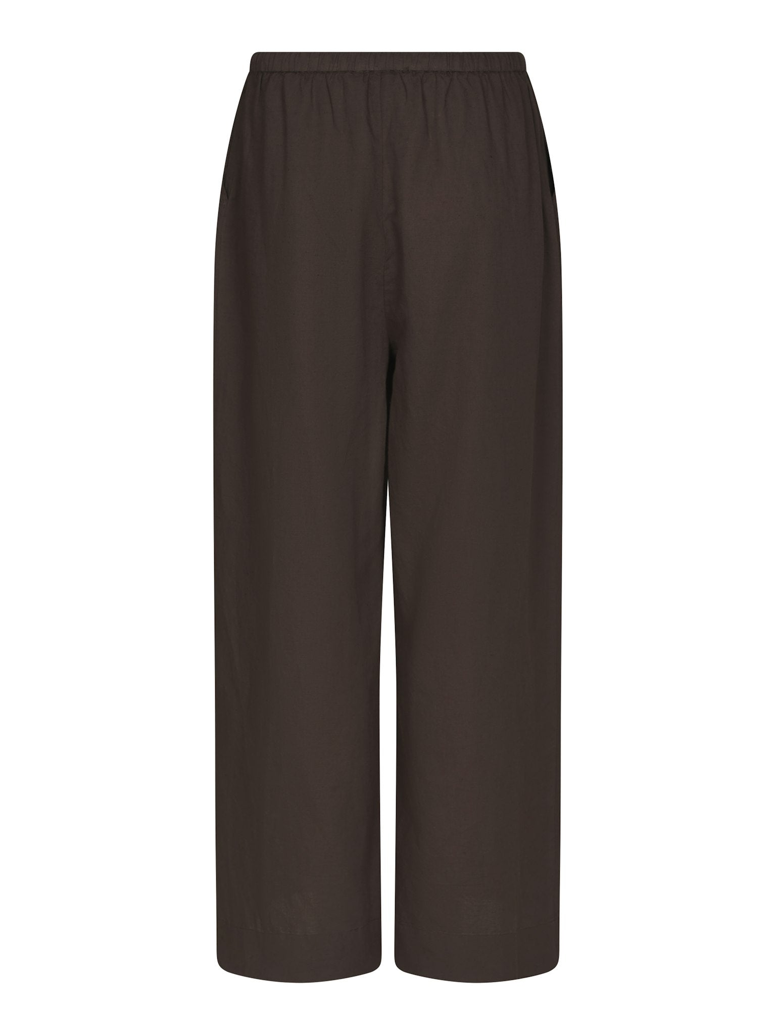 Heifa Linen Pants - Dark Brown