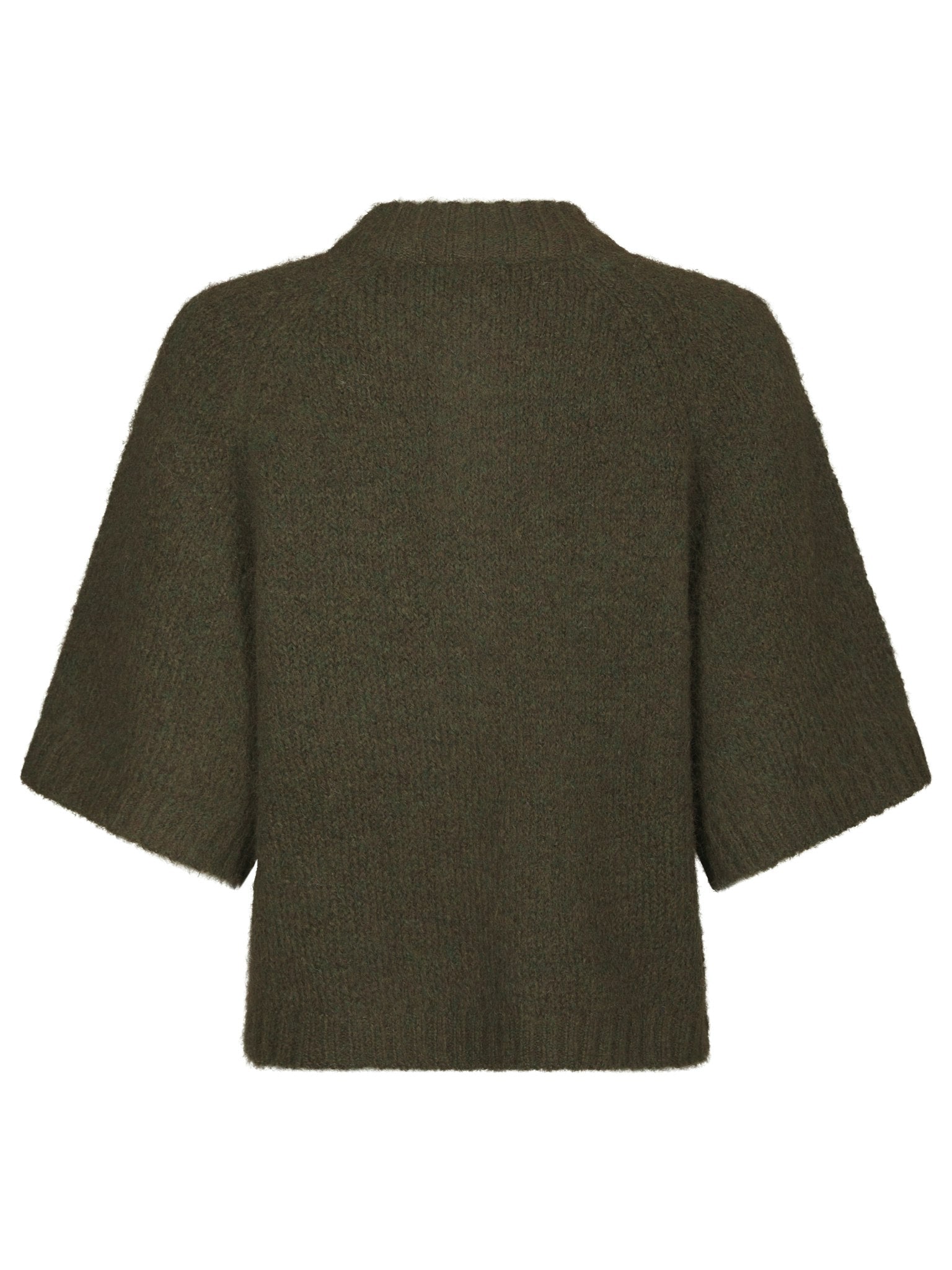Benuta Fluffy Strickjacke - Army