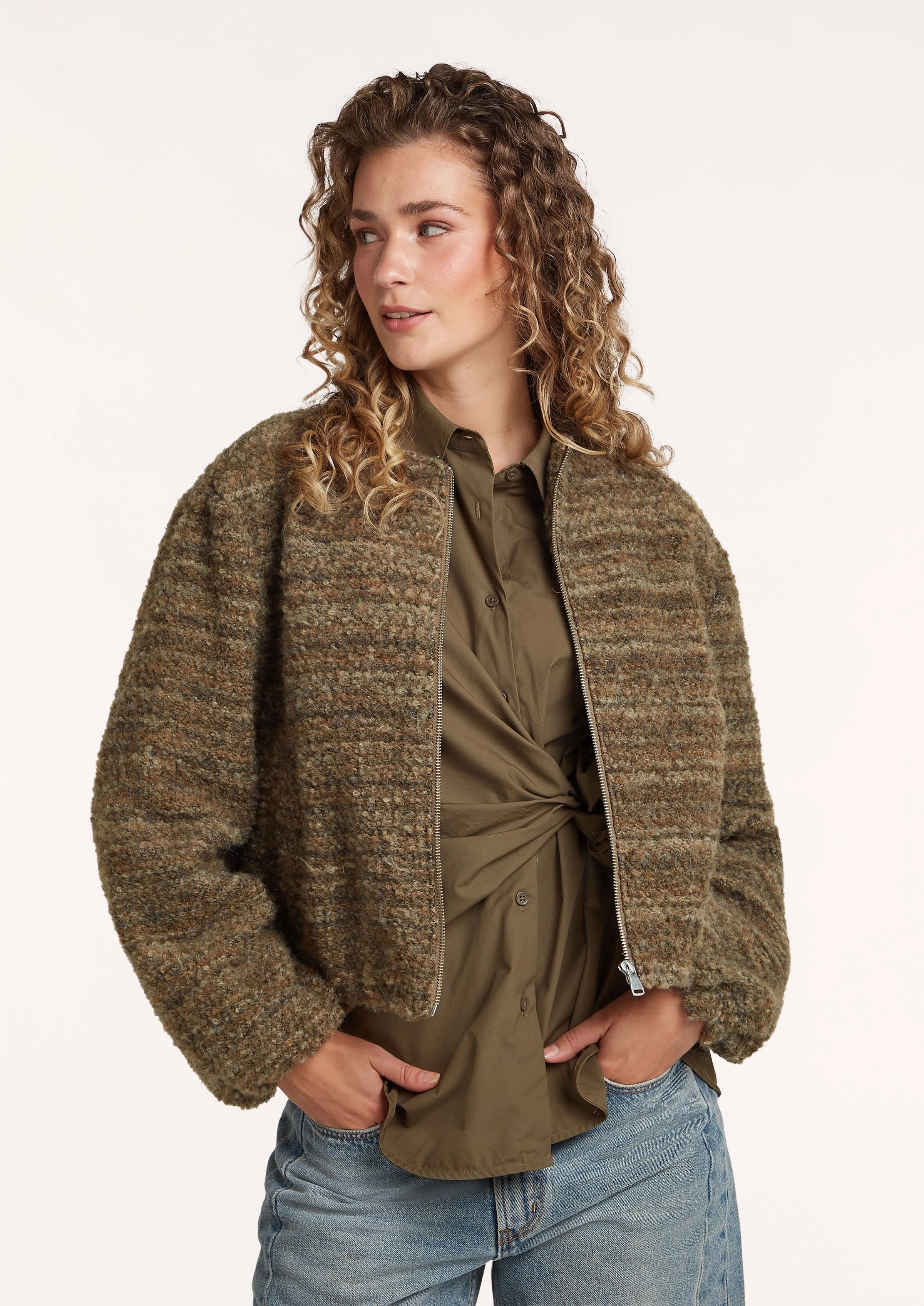 Rumi Jacke – Teak Melange