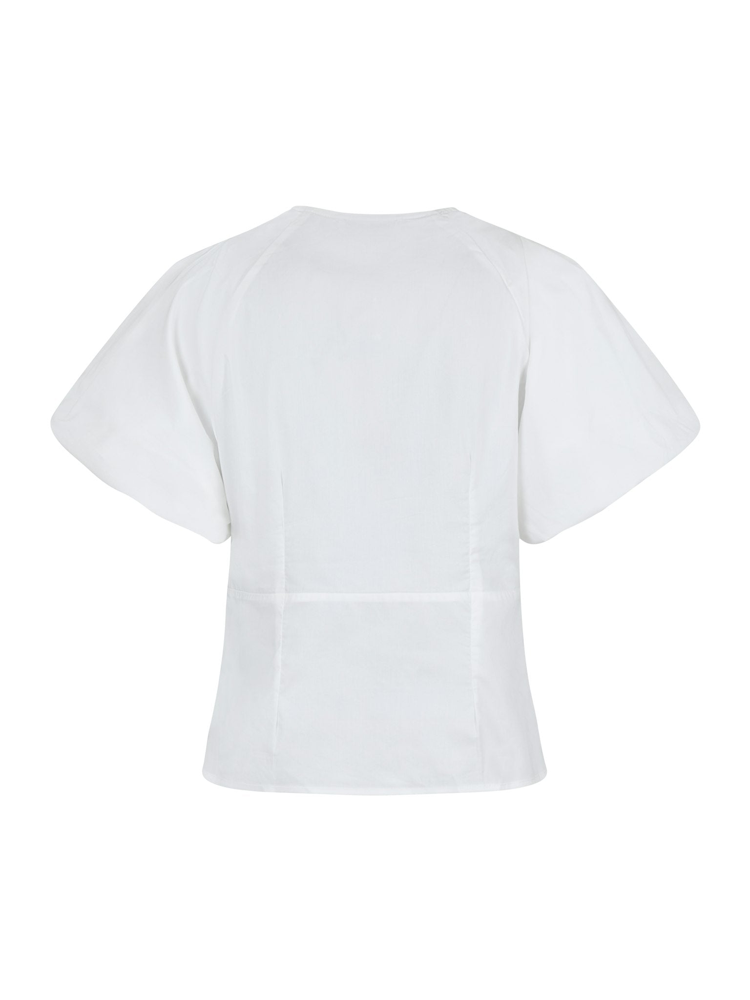 Irina Poplin Blouse - White