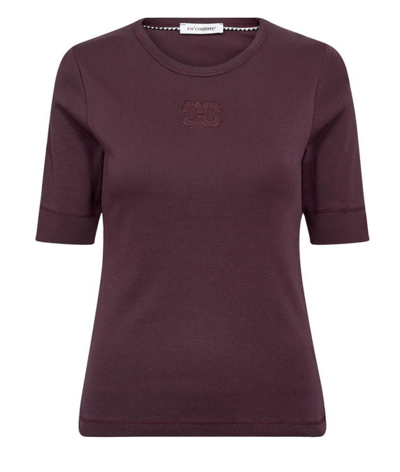 GrannyCC Embroidery SS Tee - Winered