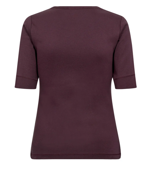 GrannyCC Embroidery SS Tee - Winered