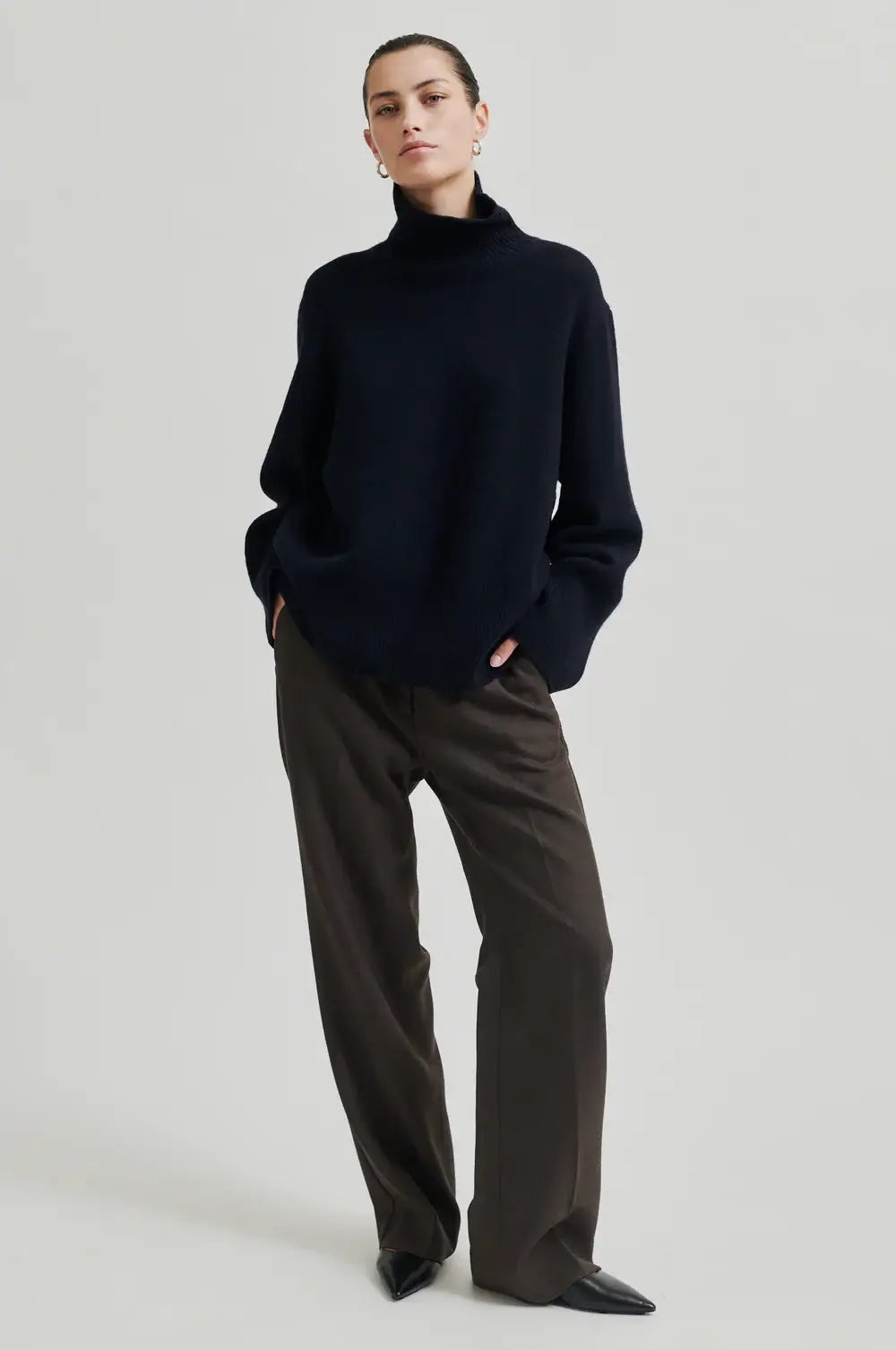 Alpha Knit T - Neck - Night Sky