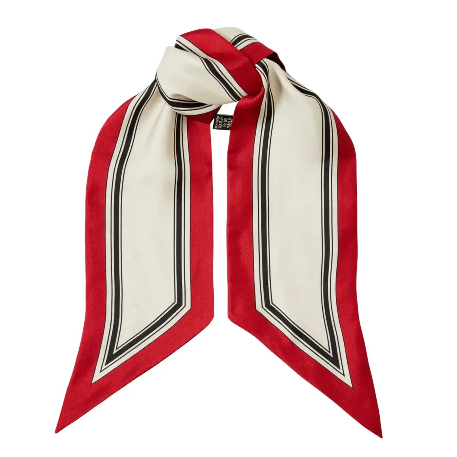 SlfSiv narrow scarf - Red print
