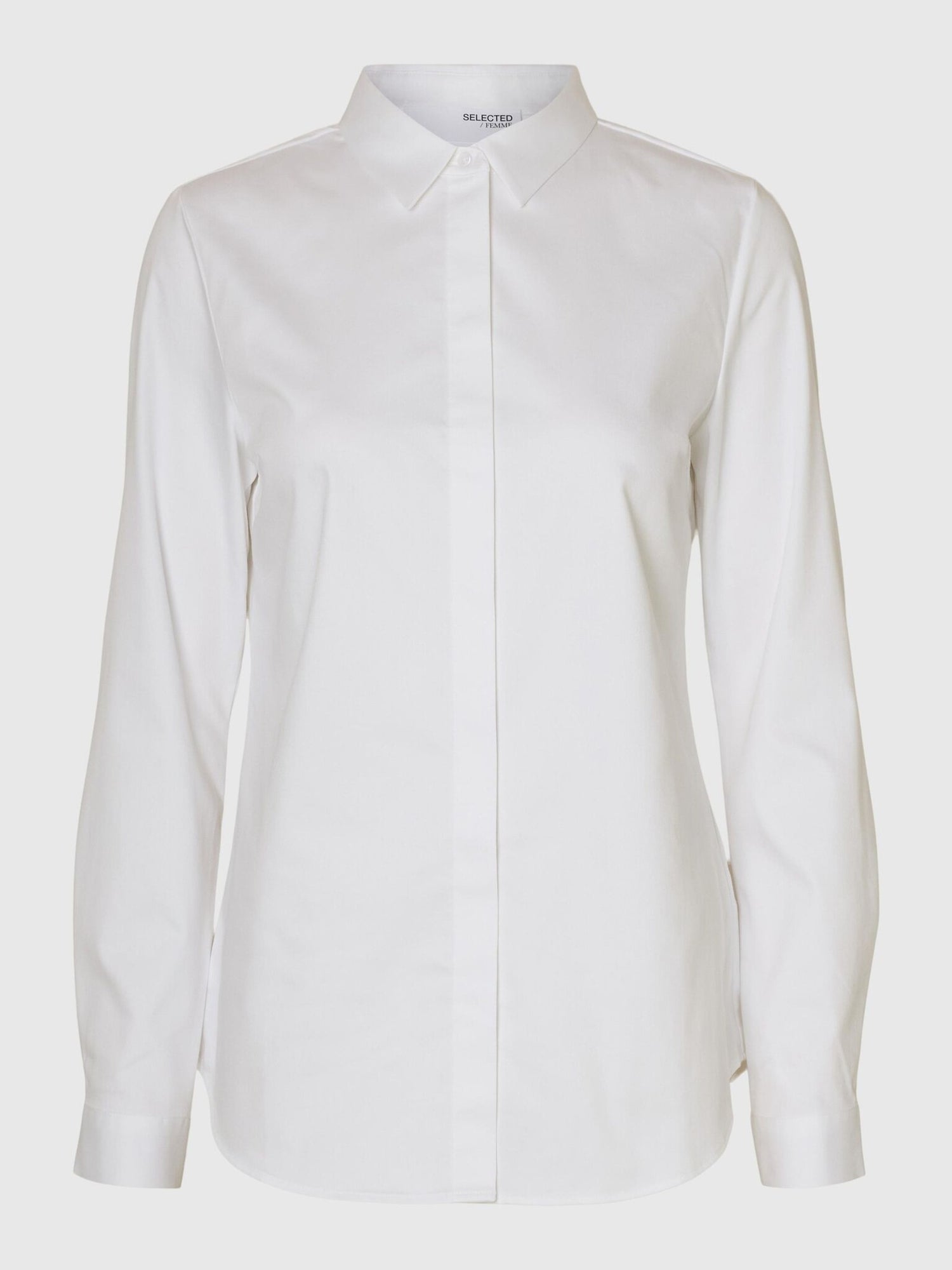 Romie ls fitted shirt noos - Bright Wite