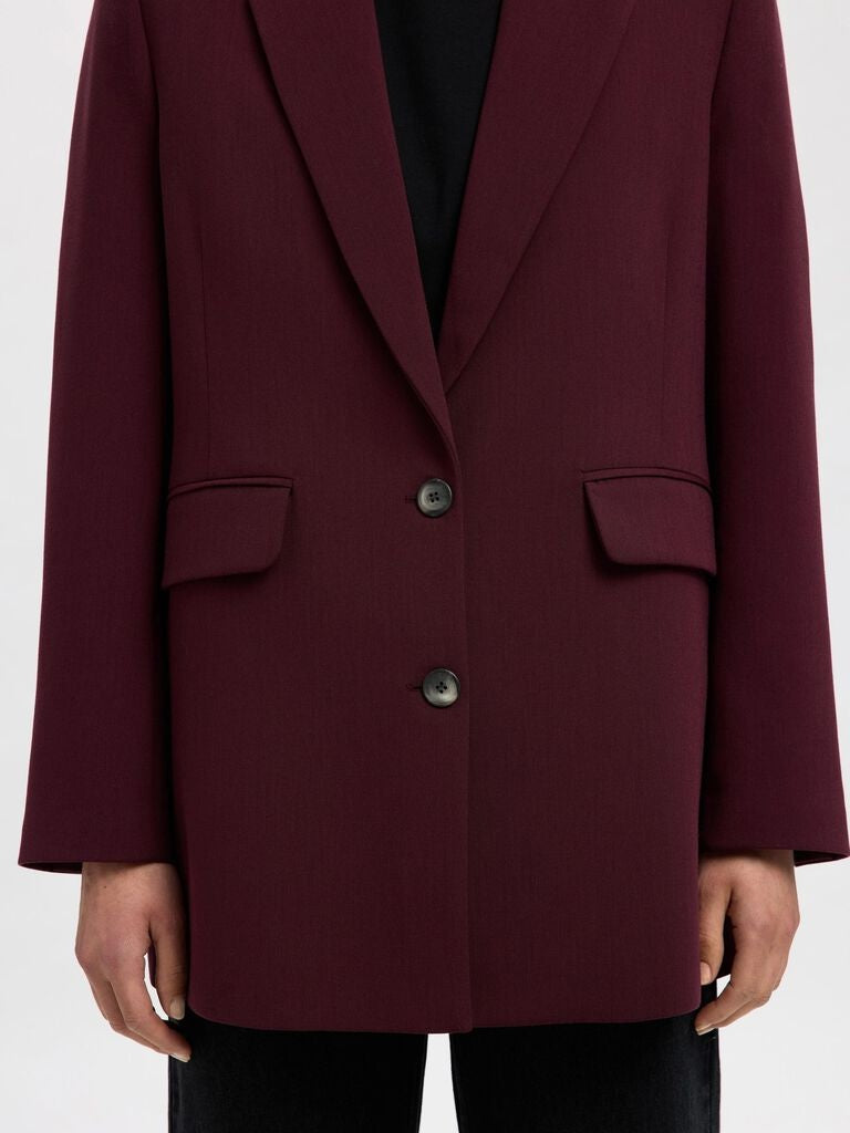 SLFRita LS Relaxed Blazer - Fig