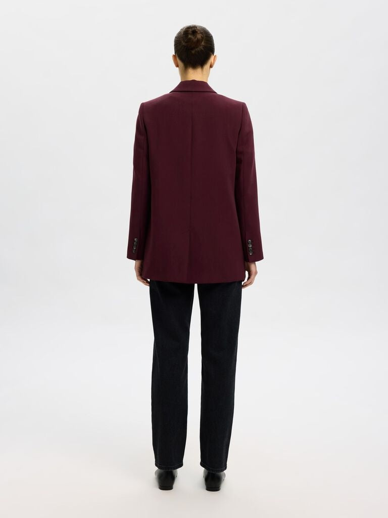 SLFRita LS Relaxed Blazer - Fig