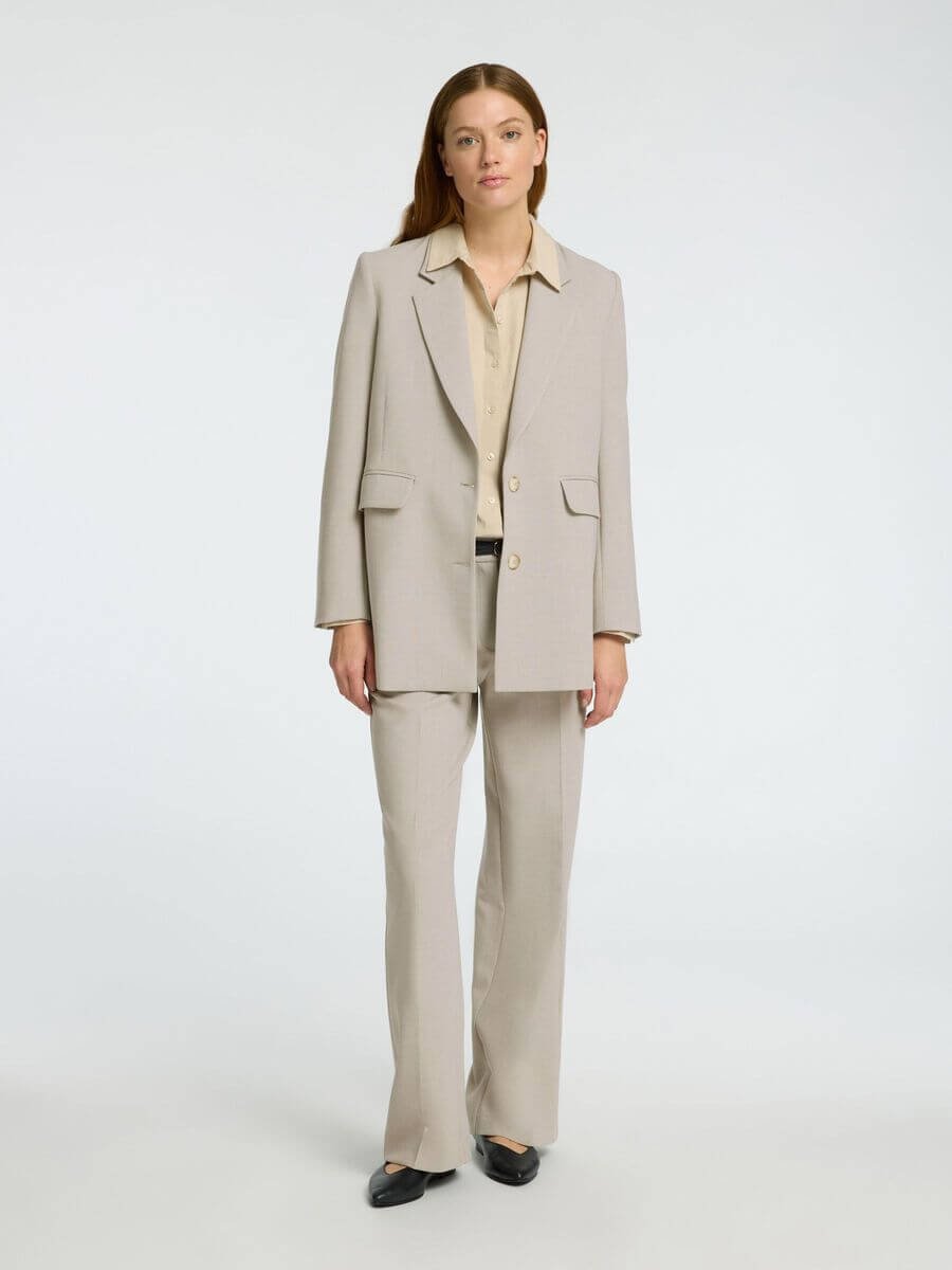 SLFRITA LS RELAXED BLAZER MEL NOOS - Island Fossil