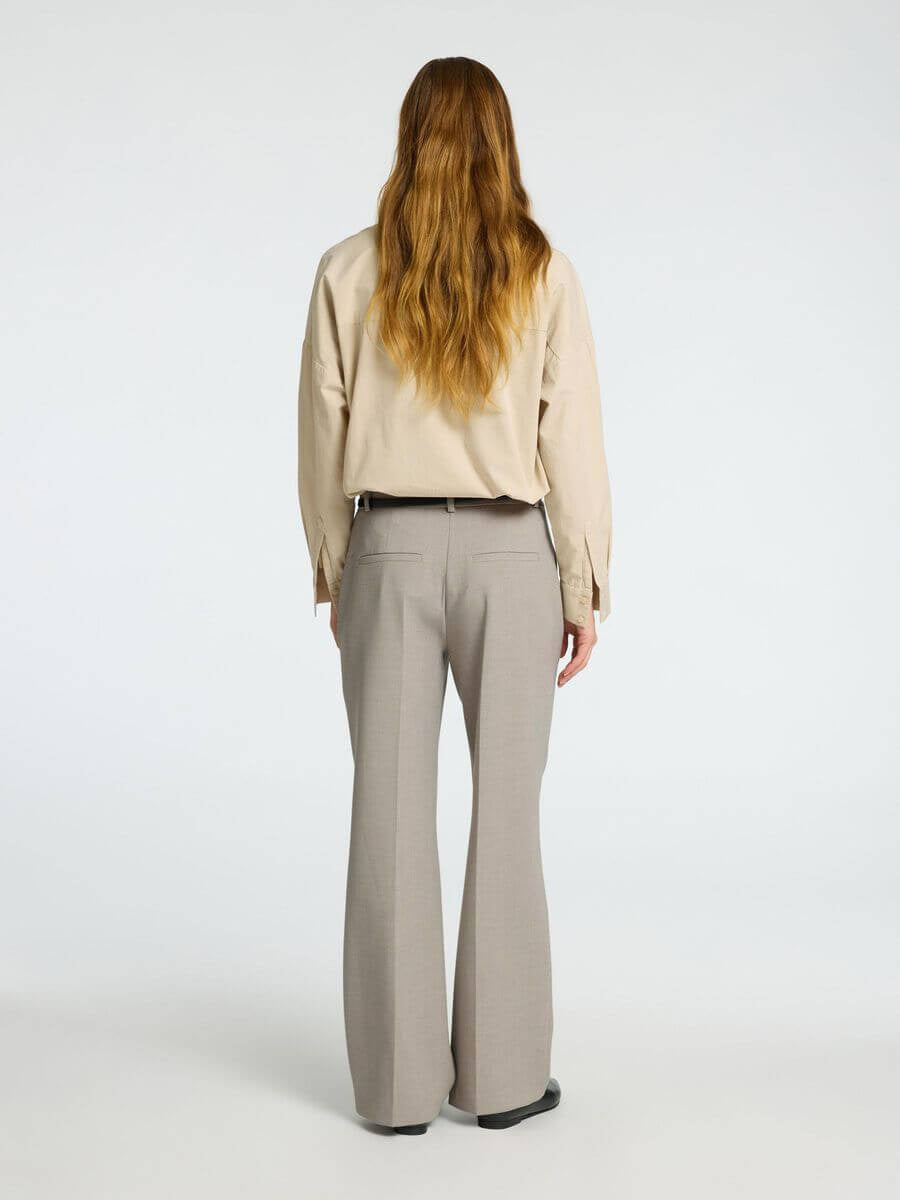 SLFRITA MW WIDE PANT MEL NOOS - Island Fossil