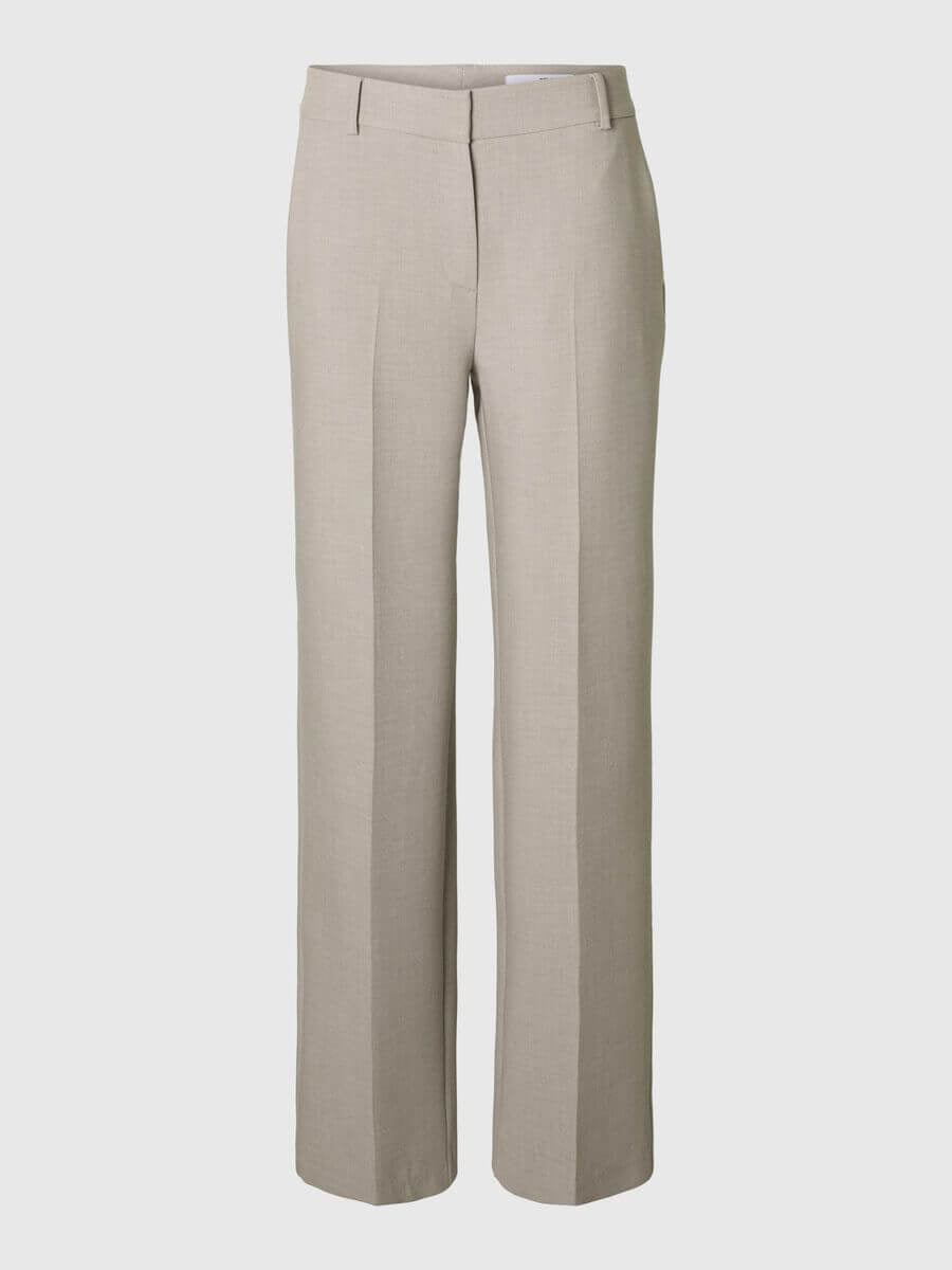 SLFRITA MW WIDE PANT MEL NOOS - Island Fossil