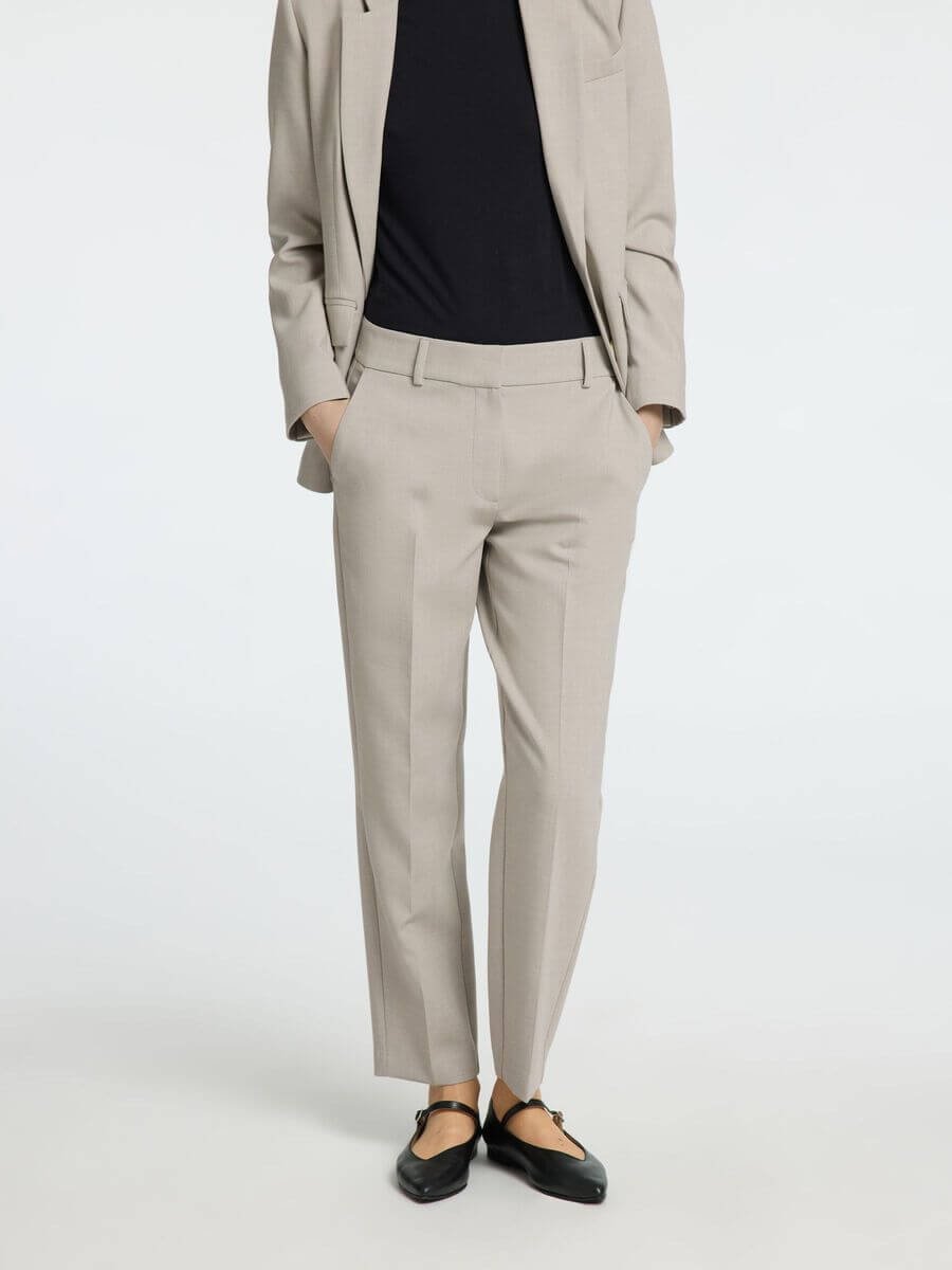 SLFRITA - RIA MW CROP PANT MEL NOOS - Island Fossil