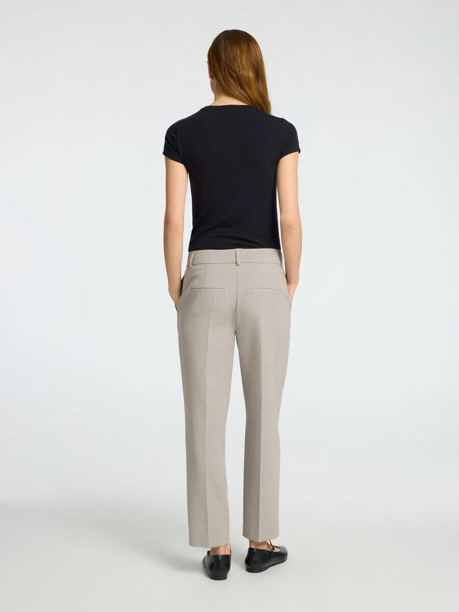 SLFRITA - RIA MW CROP PANT MEL NOOS - Island Fossil