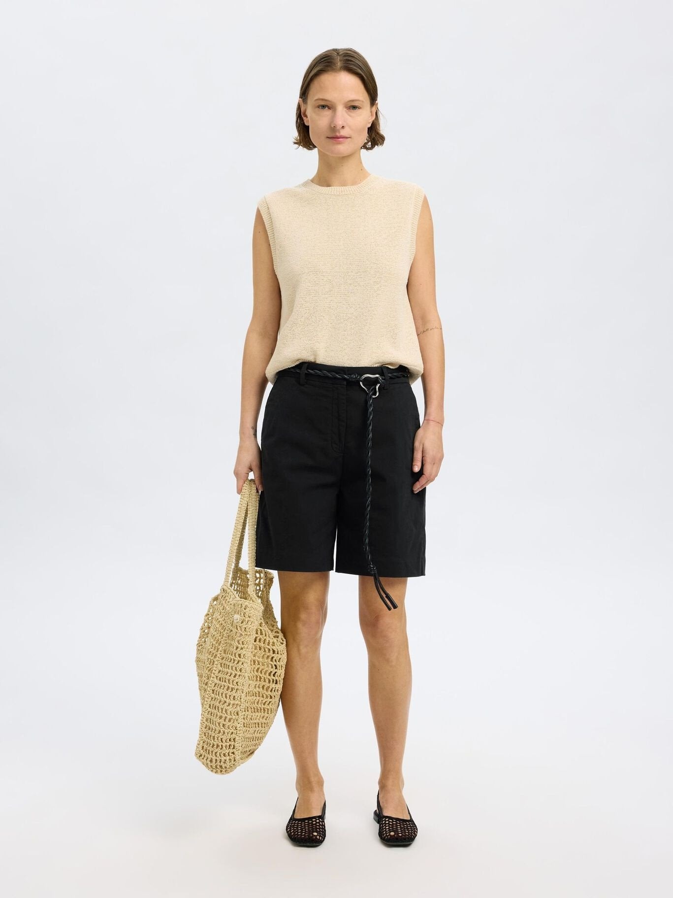 SlfVienna hw wide short - Black