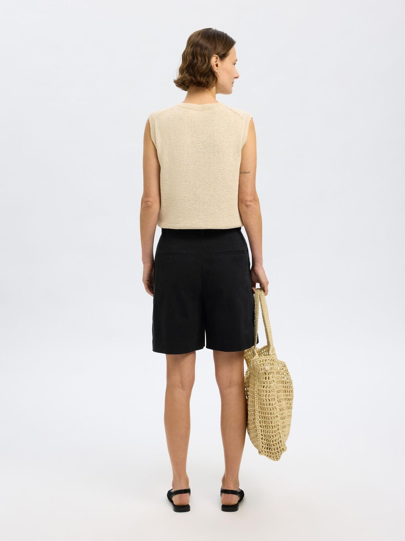SlfVienna hw wide short - Black
