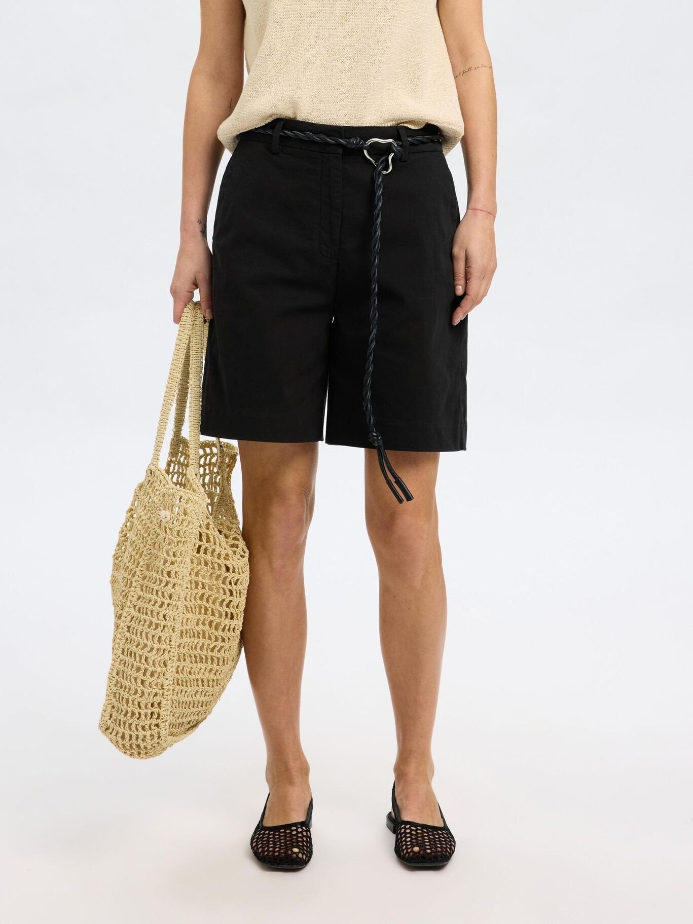 SlfVienna hw wide short - Black