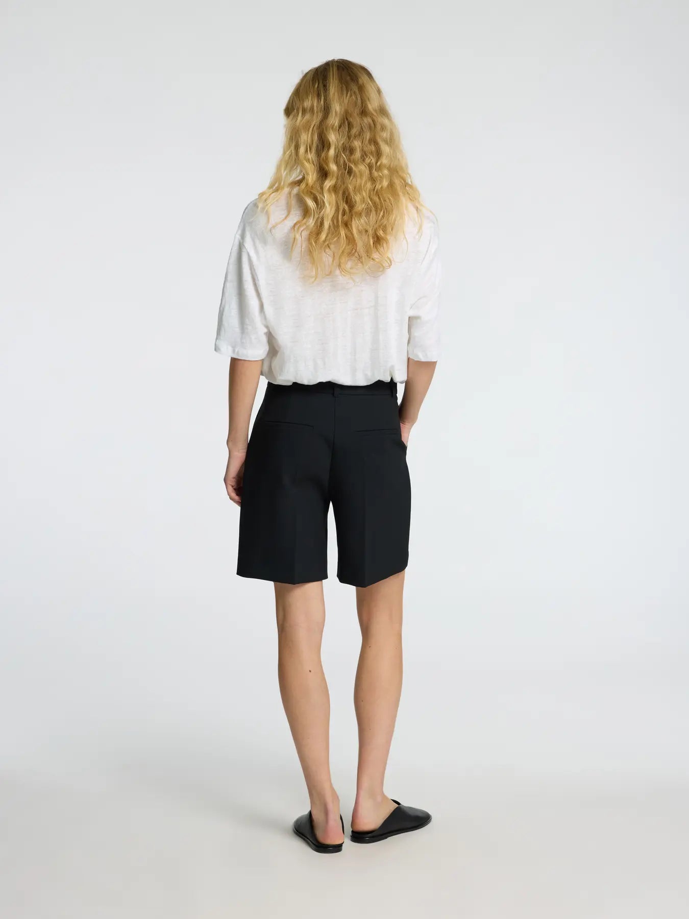 Vilja Linen SS Tee - Bright White