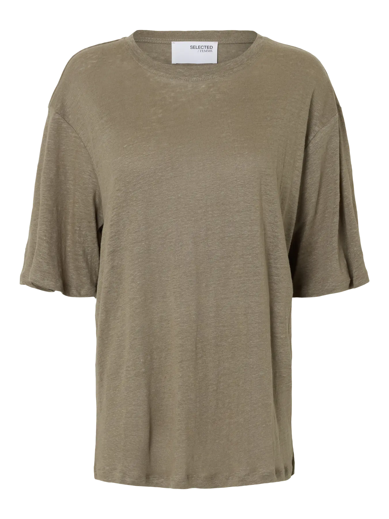 Vilja Linen SS Tee - Vetiver