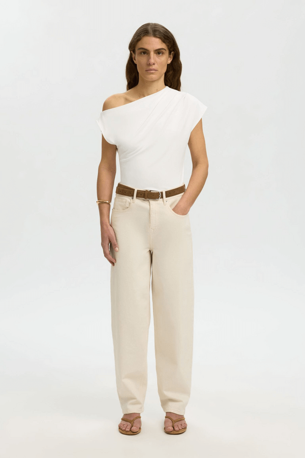 SLFmolly SS Top - Bright White