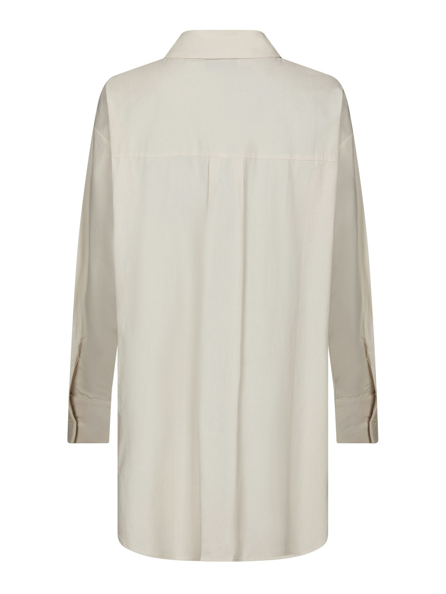 Halina Poplin Shirt - Ivory
