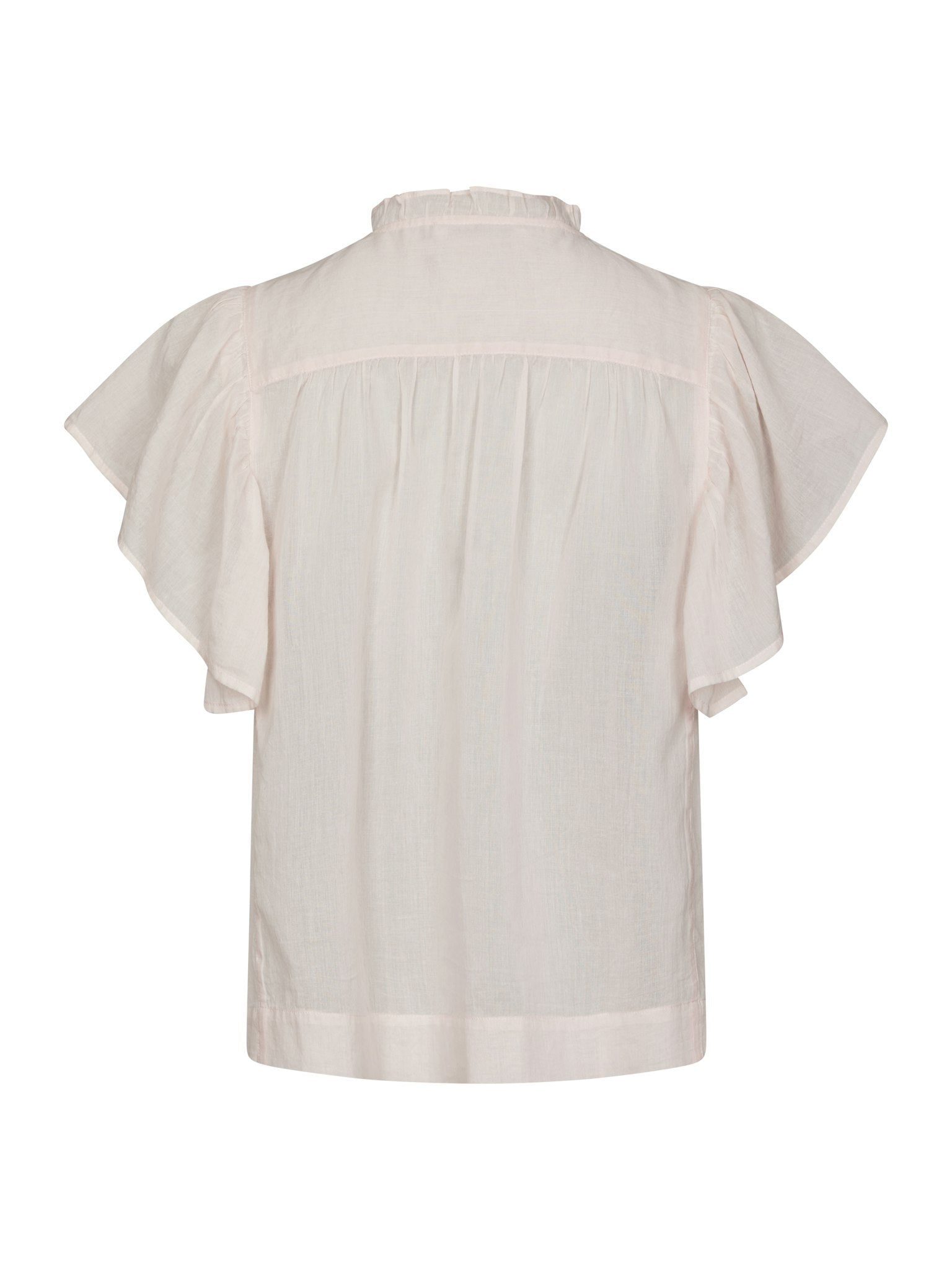 Vinsa S Voile Top - Light Pink