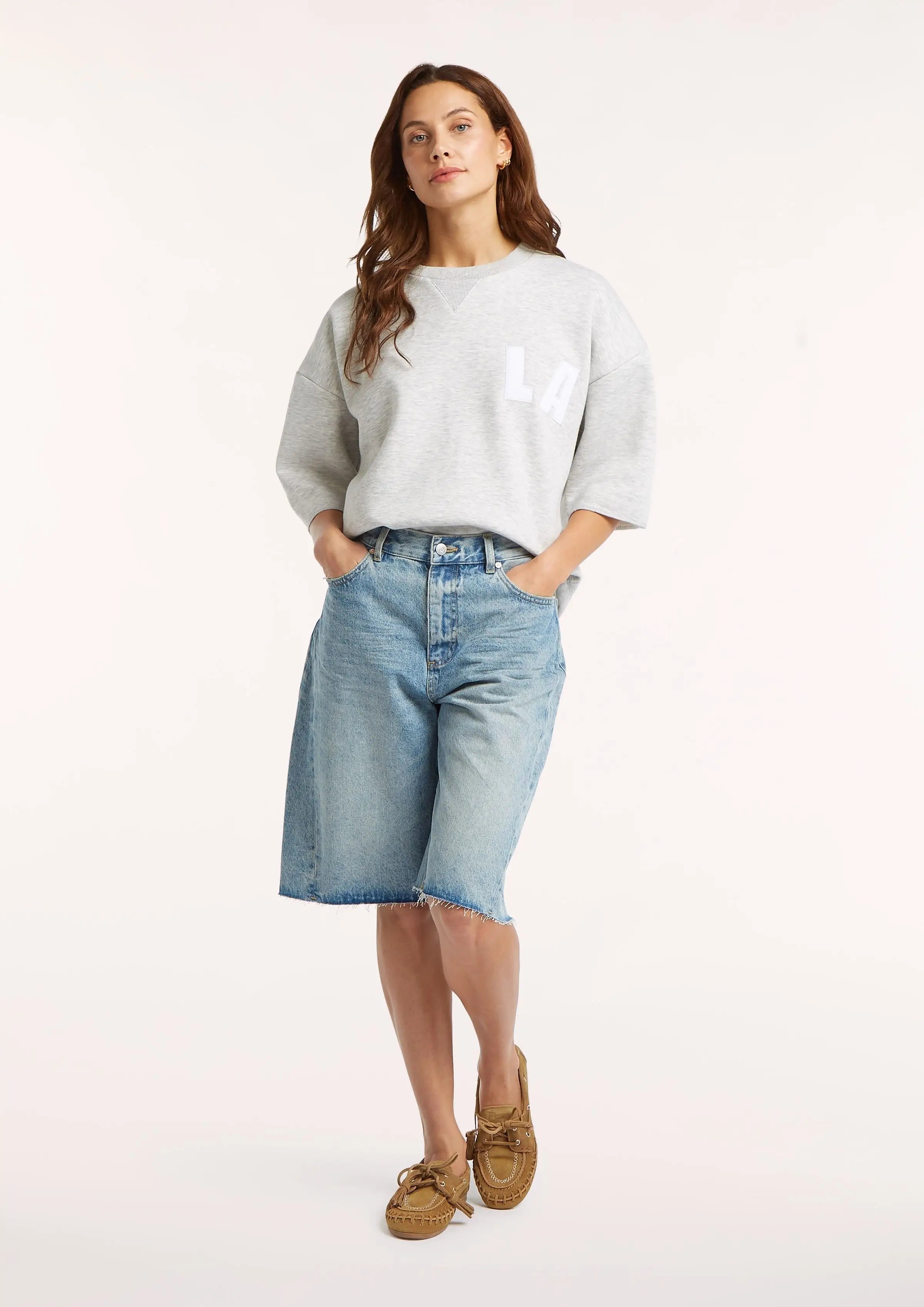 Tatum Short - Sea Note Blue Wash